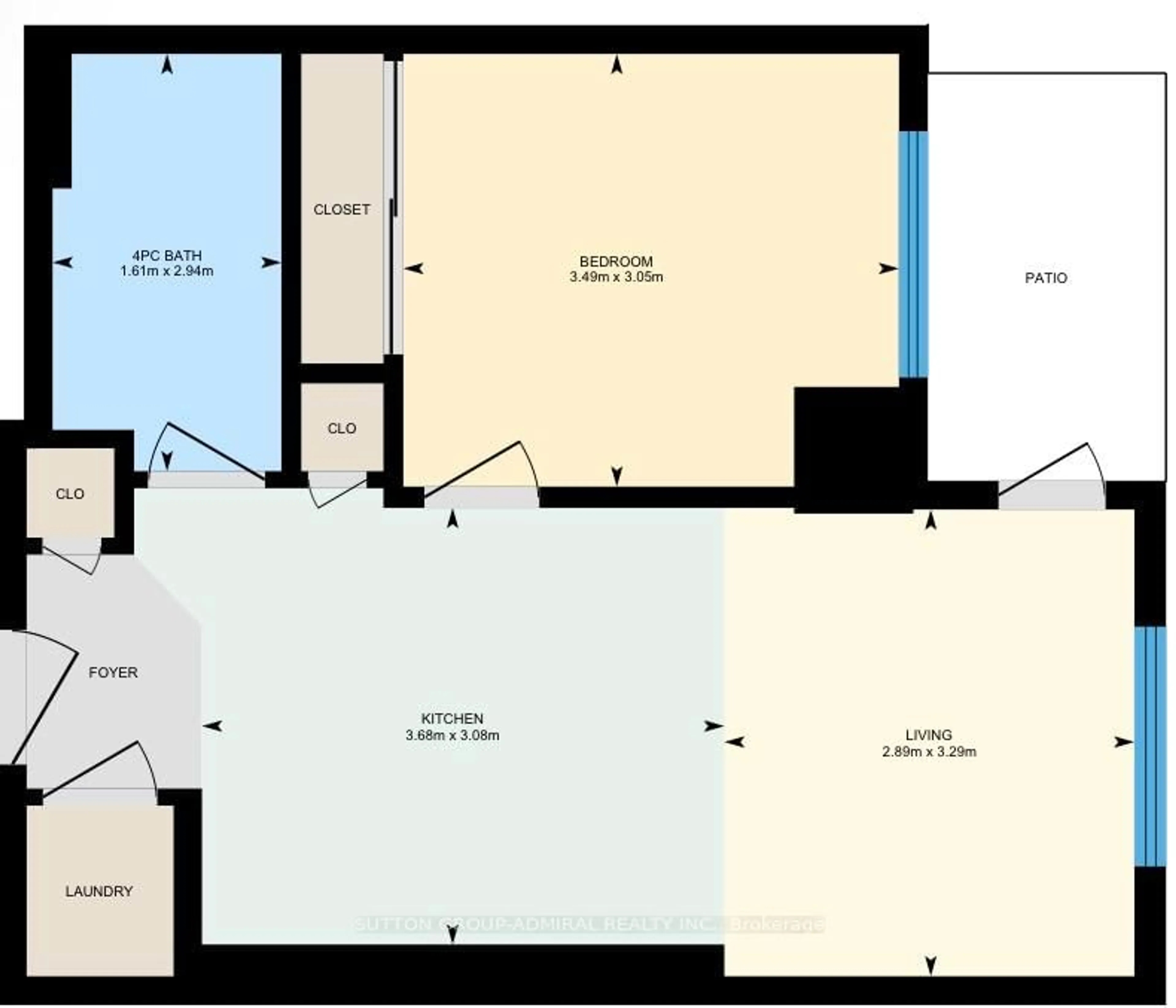 Floor plan for 1105 Leger Way #103, Milton Ontario L9E 1K7