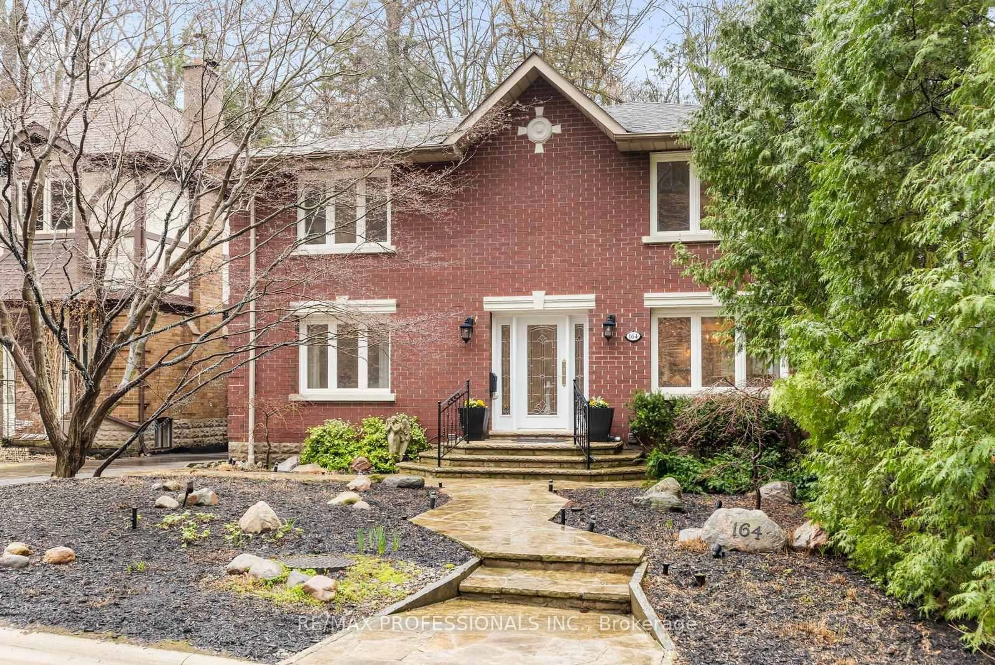 Home with brick exterior material, street for 164 Morningside Ave, Toronto Ontario M6S 1E3