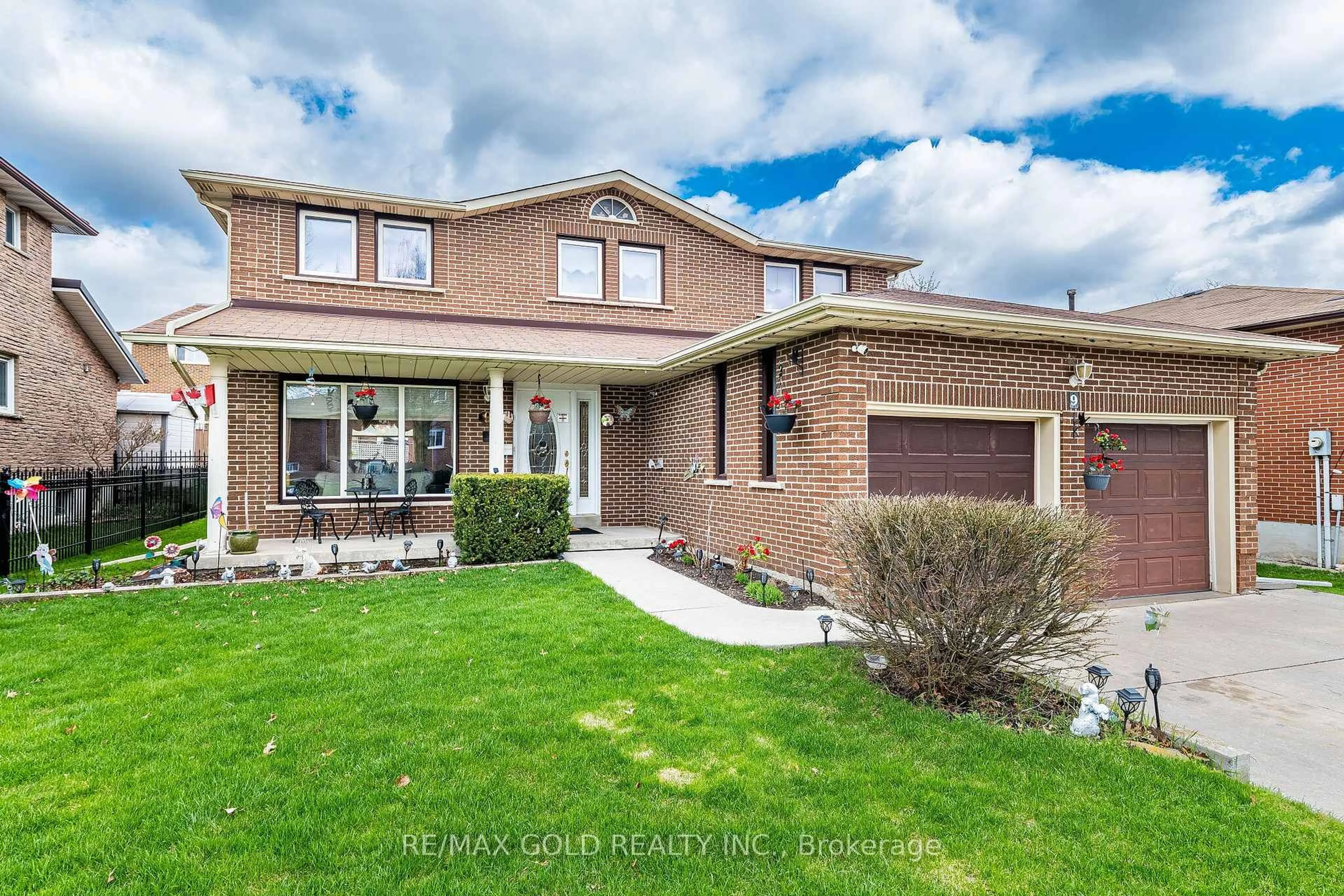 Home with brick exterior material, street for 9 Princeton Terr, Brampton Ontario L6S 3S4