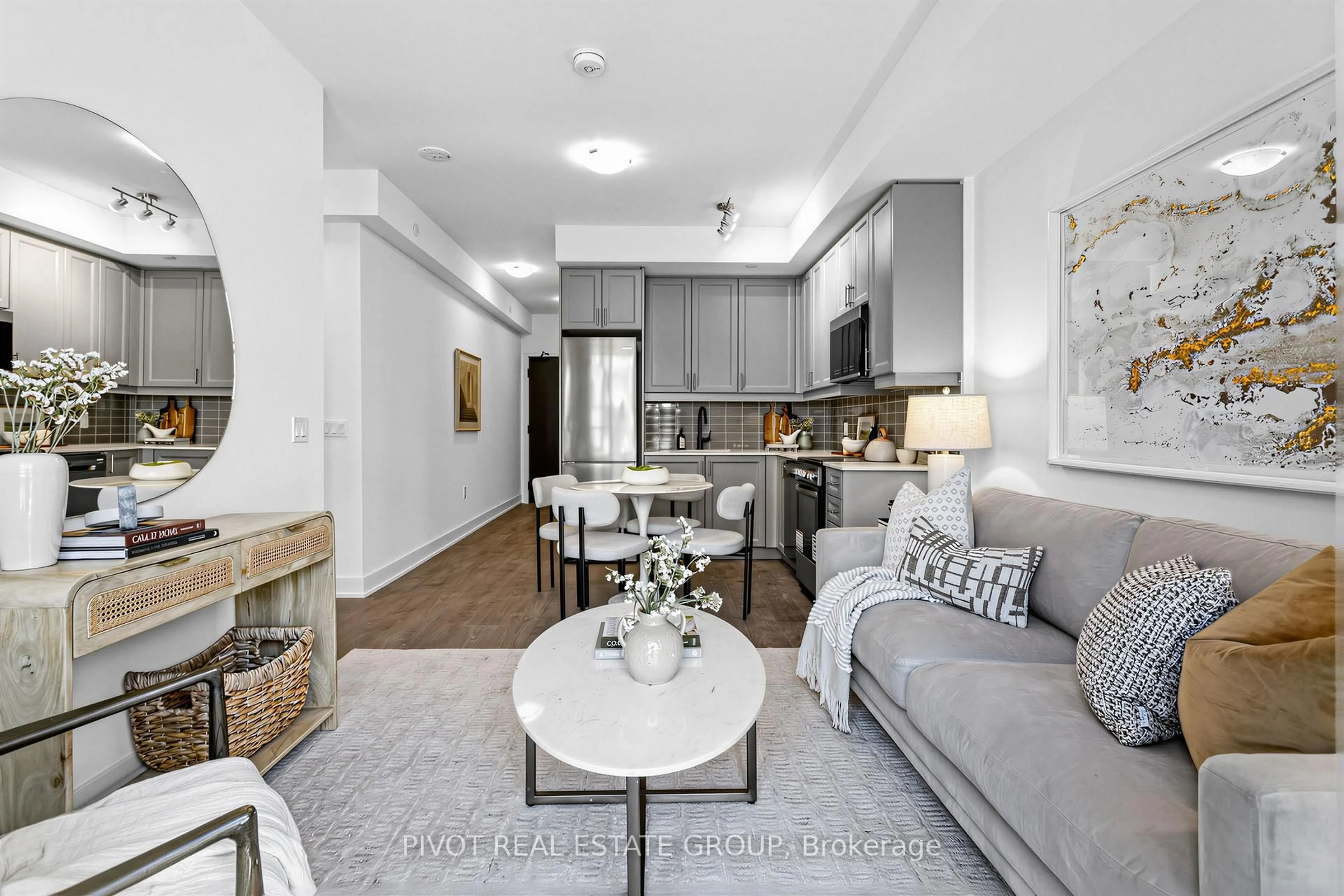 Living room with furniture, unknown for 2333 Khalsa Gate #512, Oakville Ontario L6M 0X7