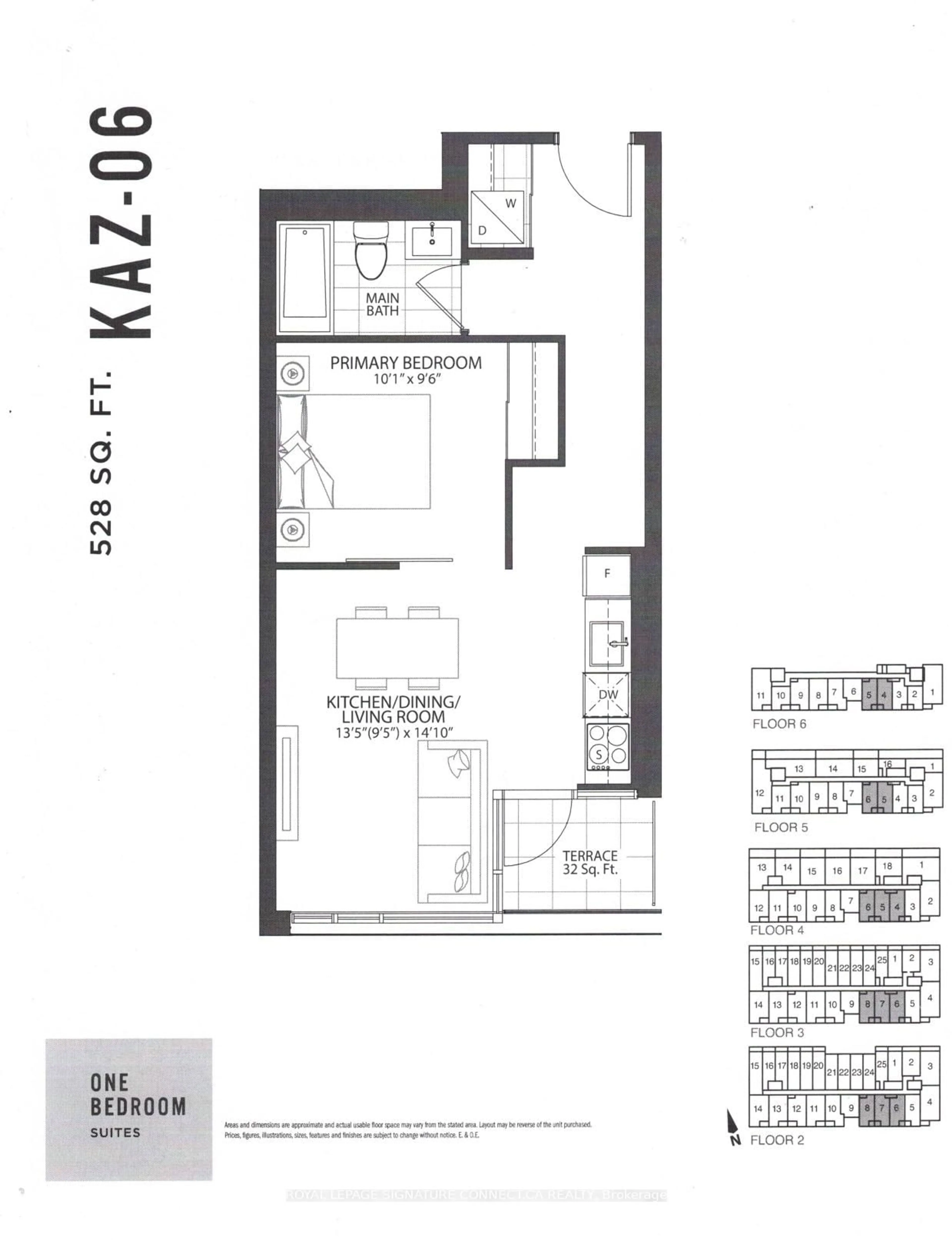 Floor plan for 6 Chartwell Rd #208, Toronto Ontario M8Z 0H2