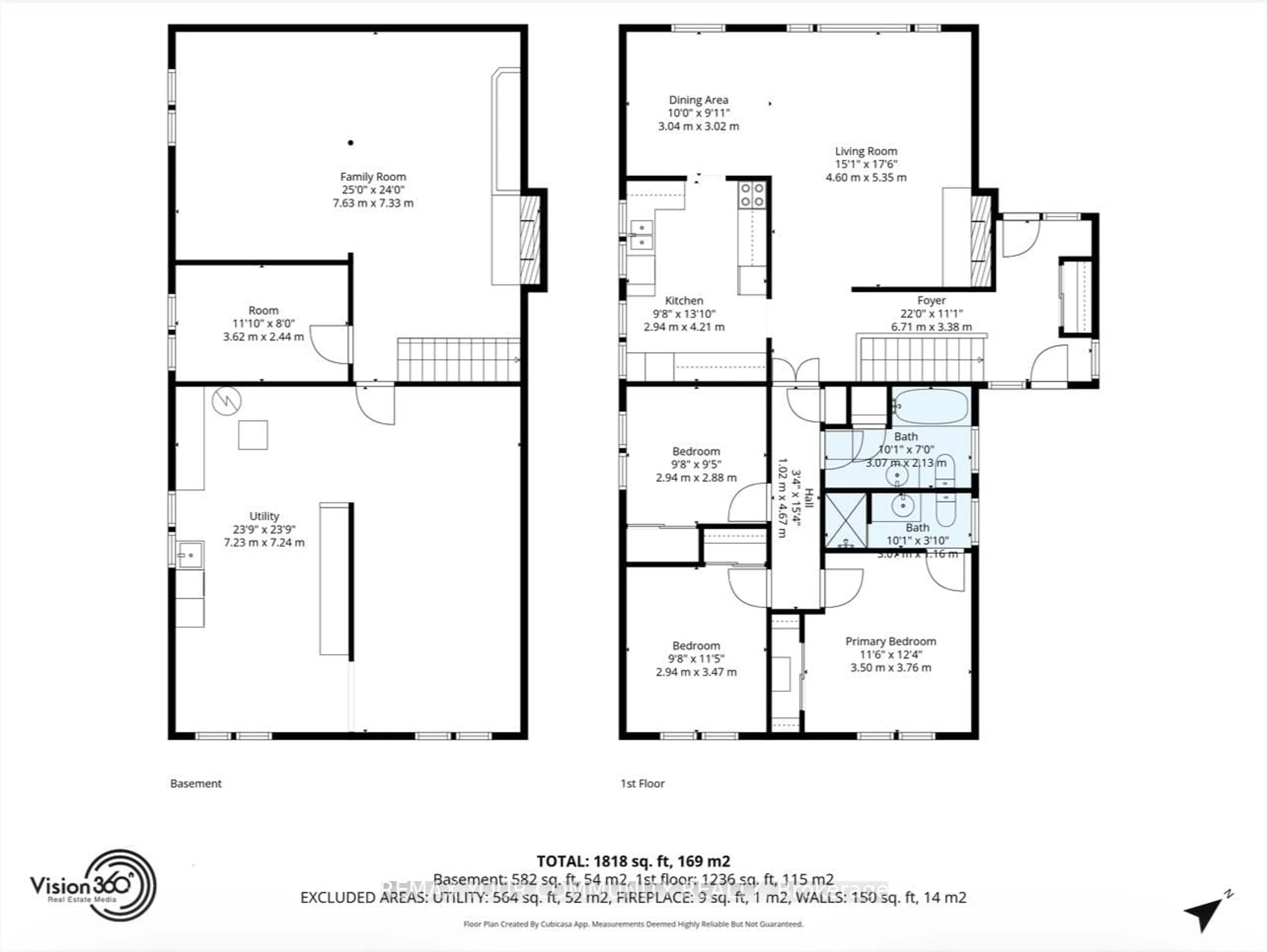 Floor plan for 628 Shenandoah Dr, Mississauga Ontario L5H 1V9