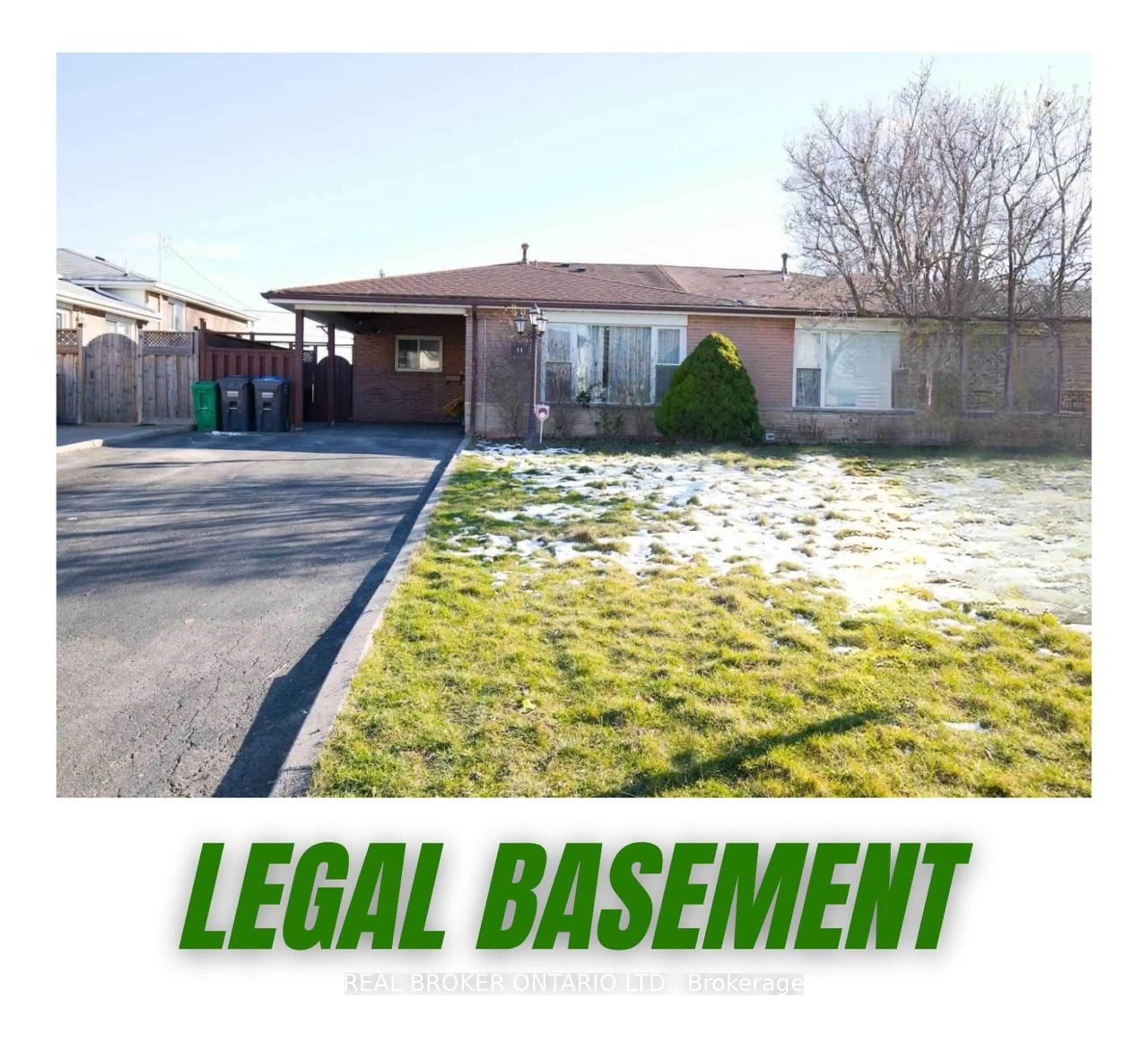 A pic from outside/outdoor area/front of a property/back of a property/a pic from drone, street for 11 Cathcart Cres, Brampton Ontario L6T 2A4