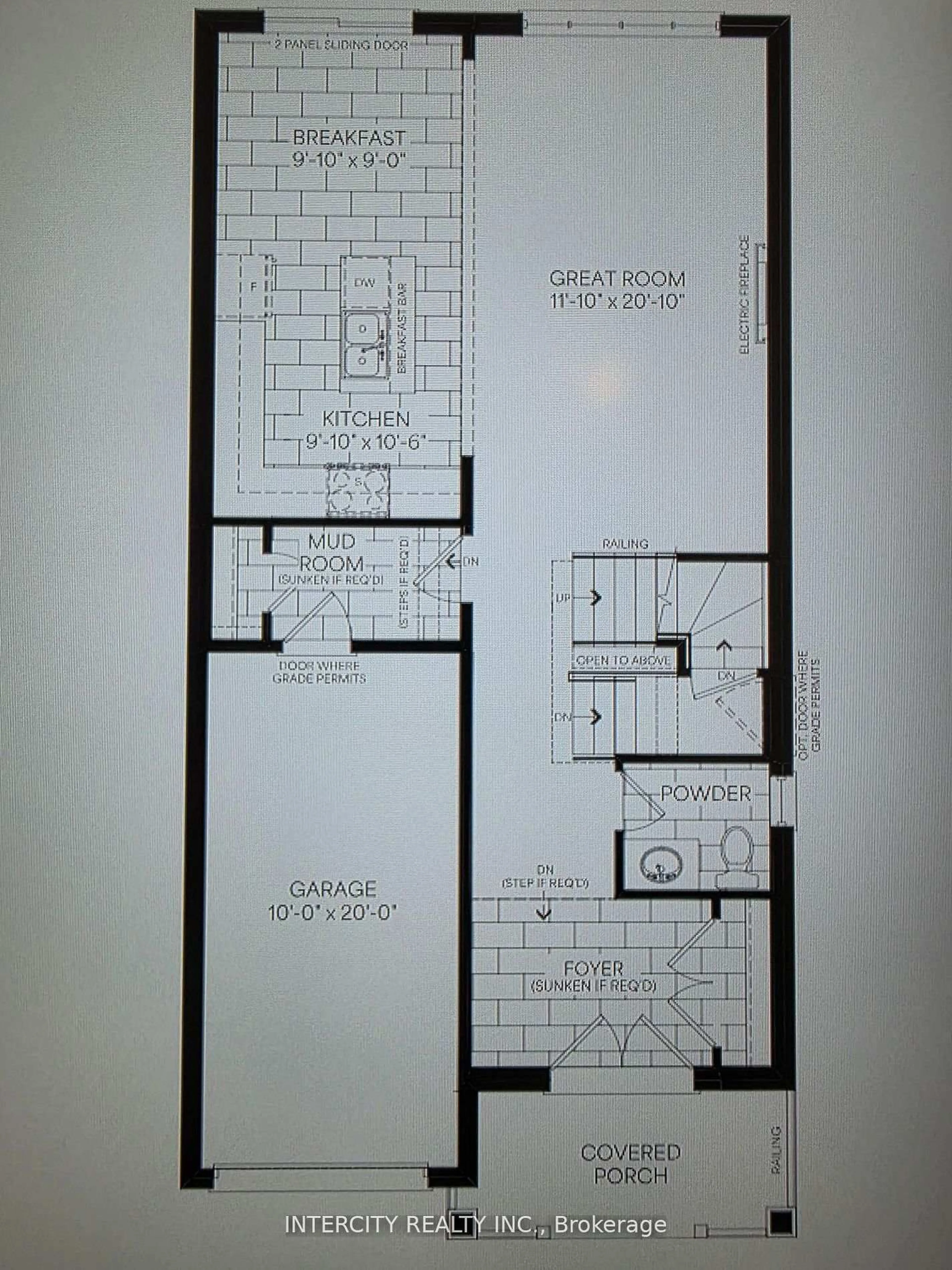 Floor plan for Lot 130 Speers Ave, Caledon Ontario L7C 1Z9