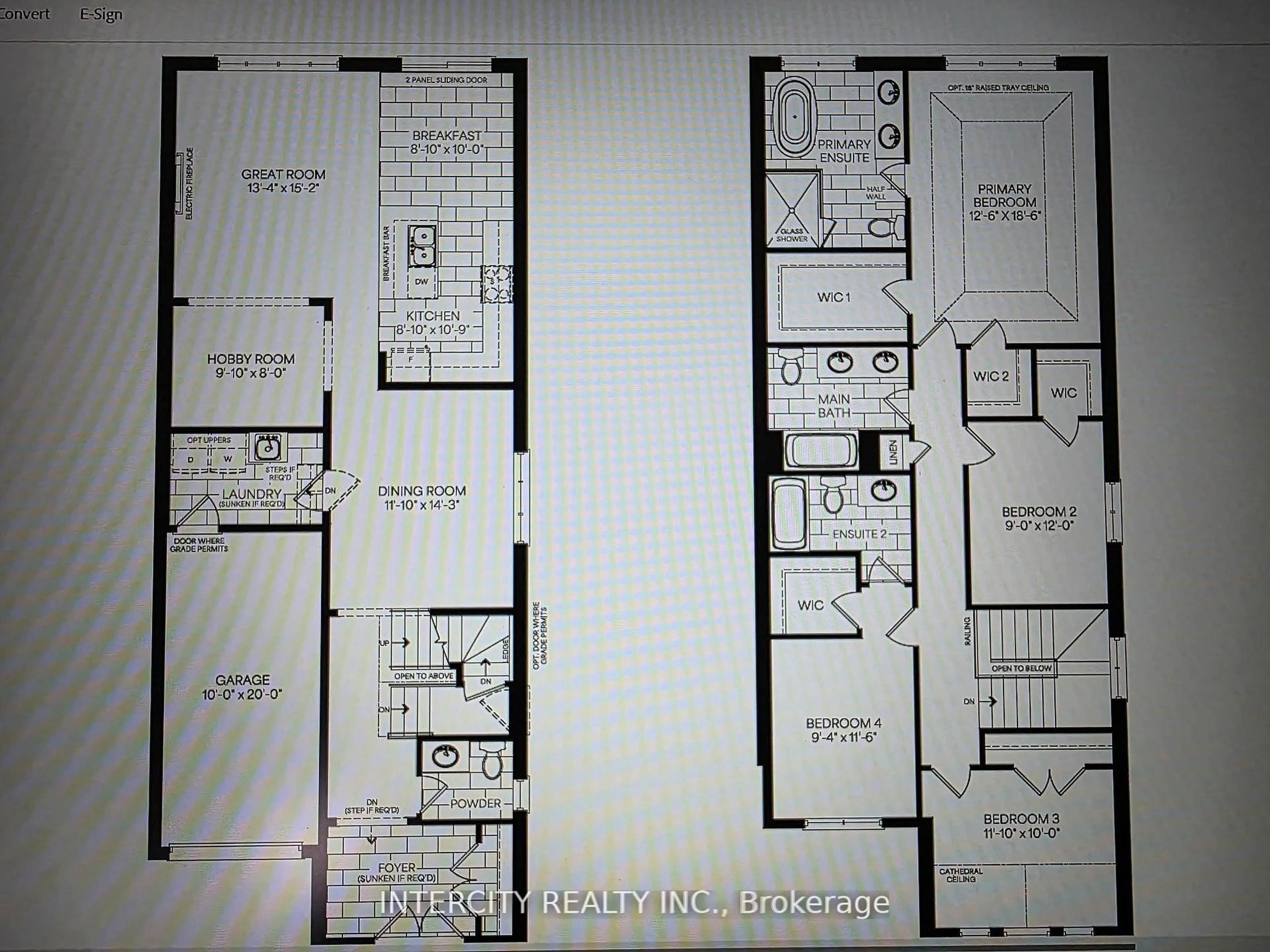 Floor plan for 152 Speers Ave, Caledon Ontario L7C 1Z9