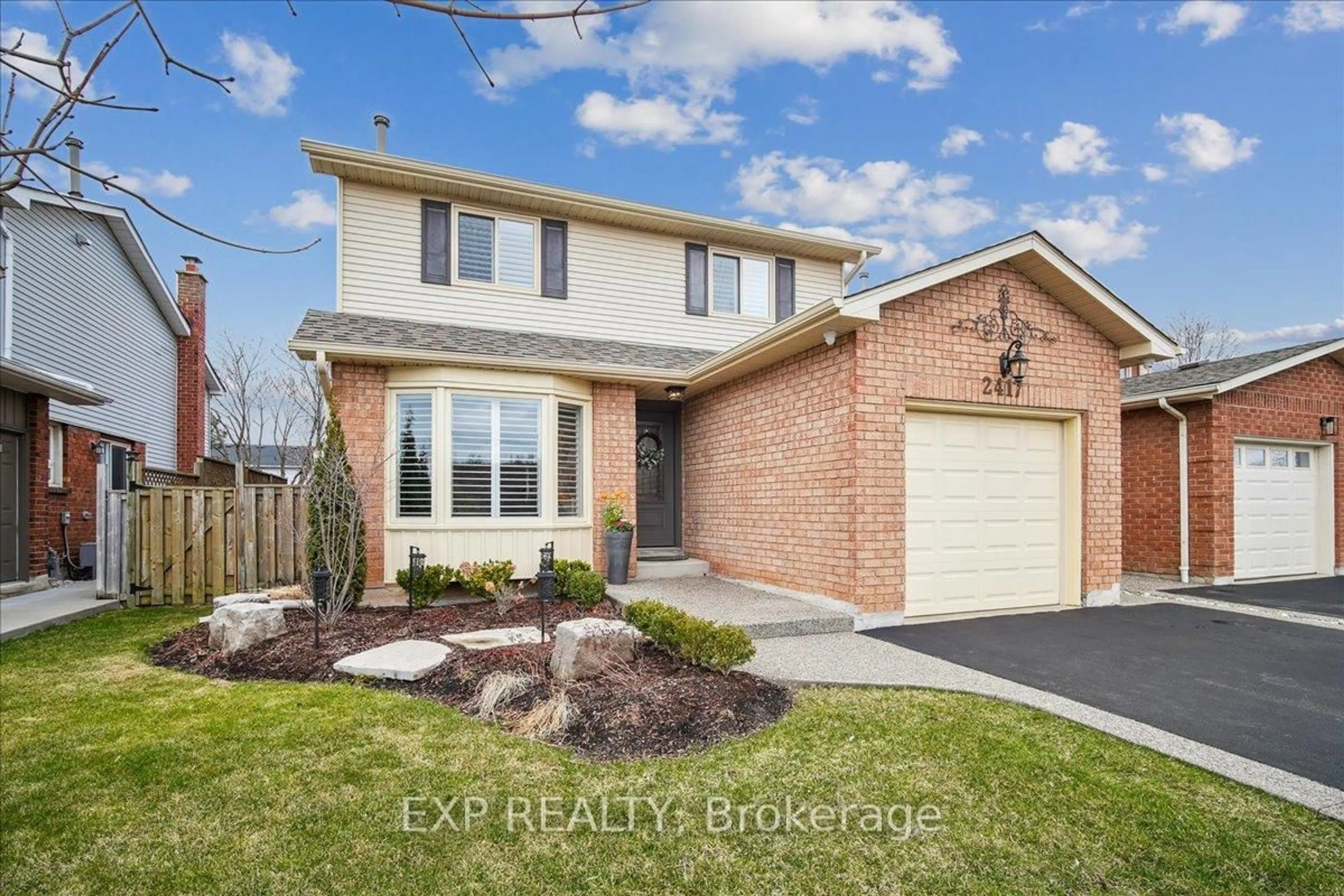 Home with brick exterior material, street for 2417 Headon Forest Dr, Burlington Ontario L7M 3K7
