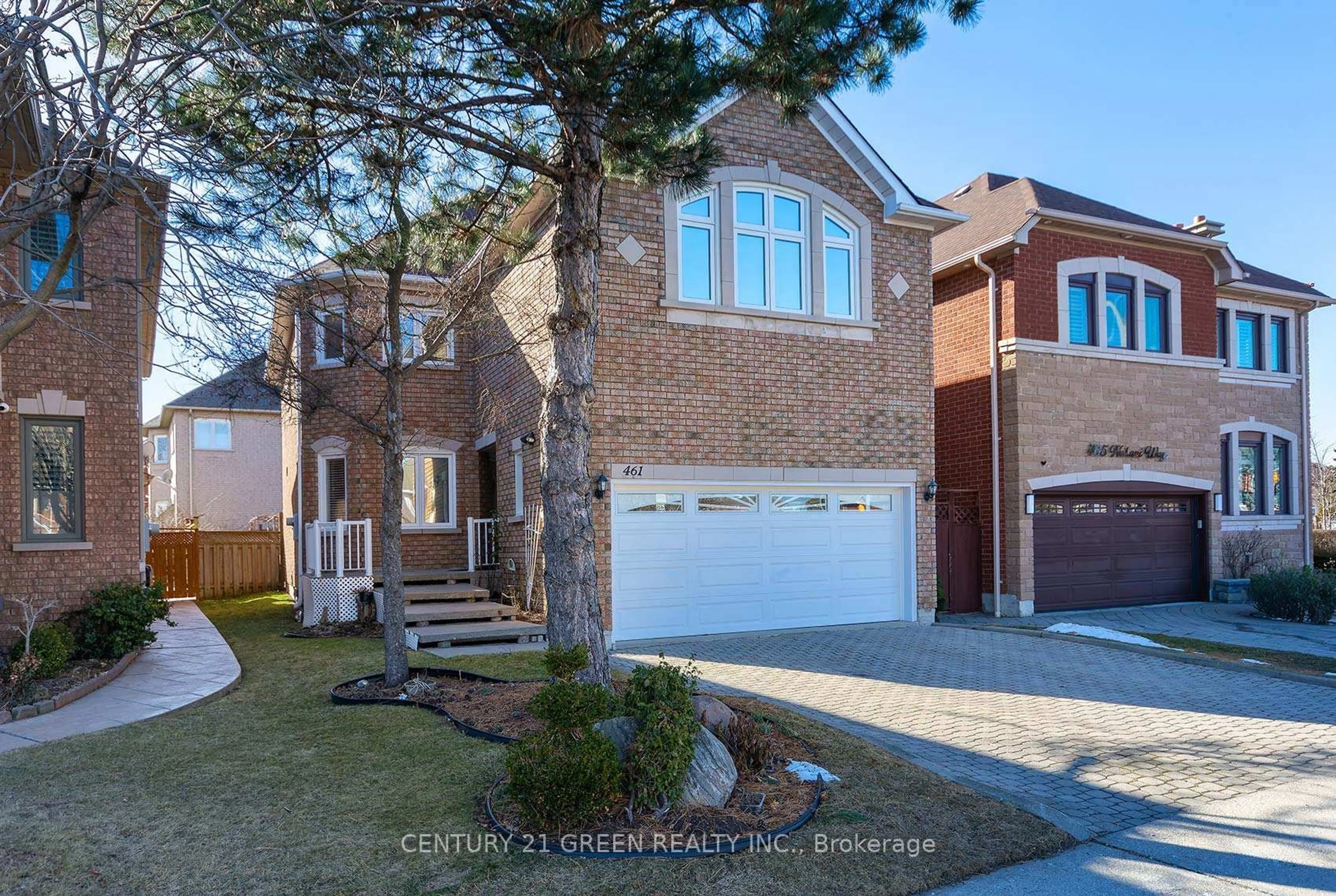 Home with brick exterior material, street for 461 Nahani Way, Mississauga Ontario L4Z 3V7