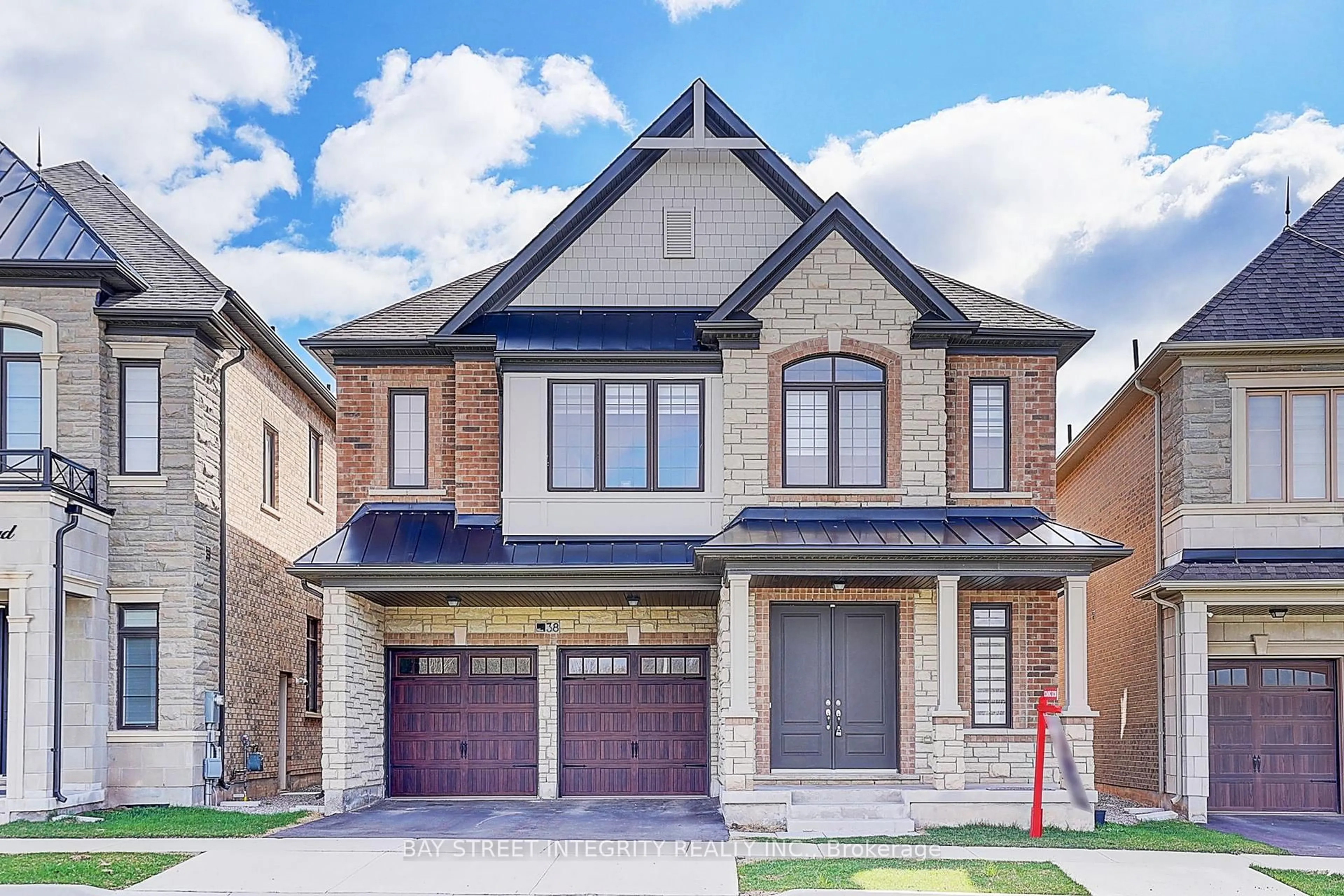 Home with brick exterior material, street for 38 Settlers Rd, Oakville Ontario L6H 0Y8