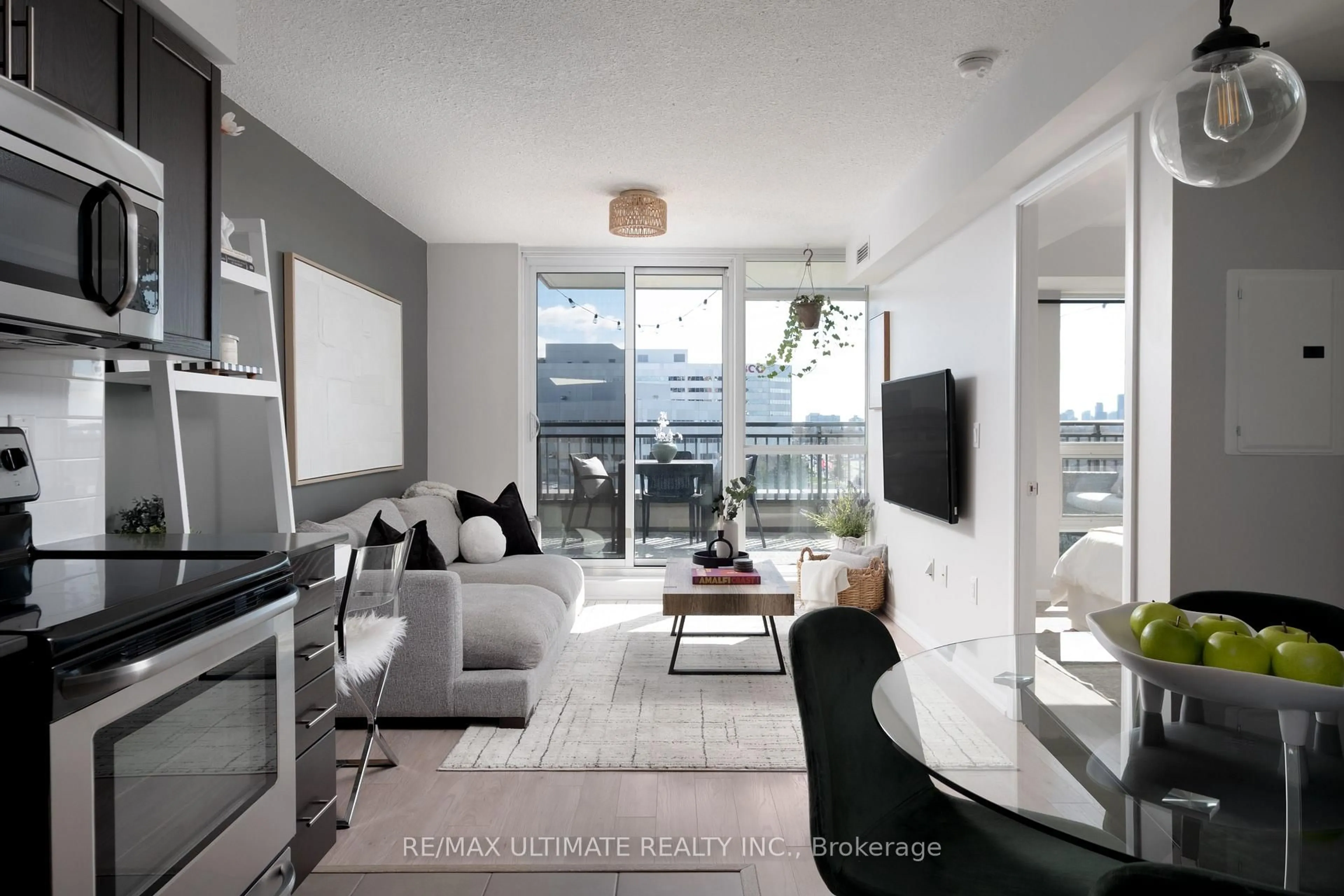 Living room with furniture, unknown for 36 Via Bagnato #738, Toronto Ontario M6A 0B7