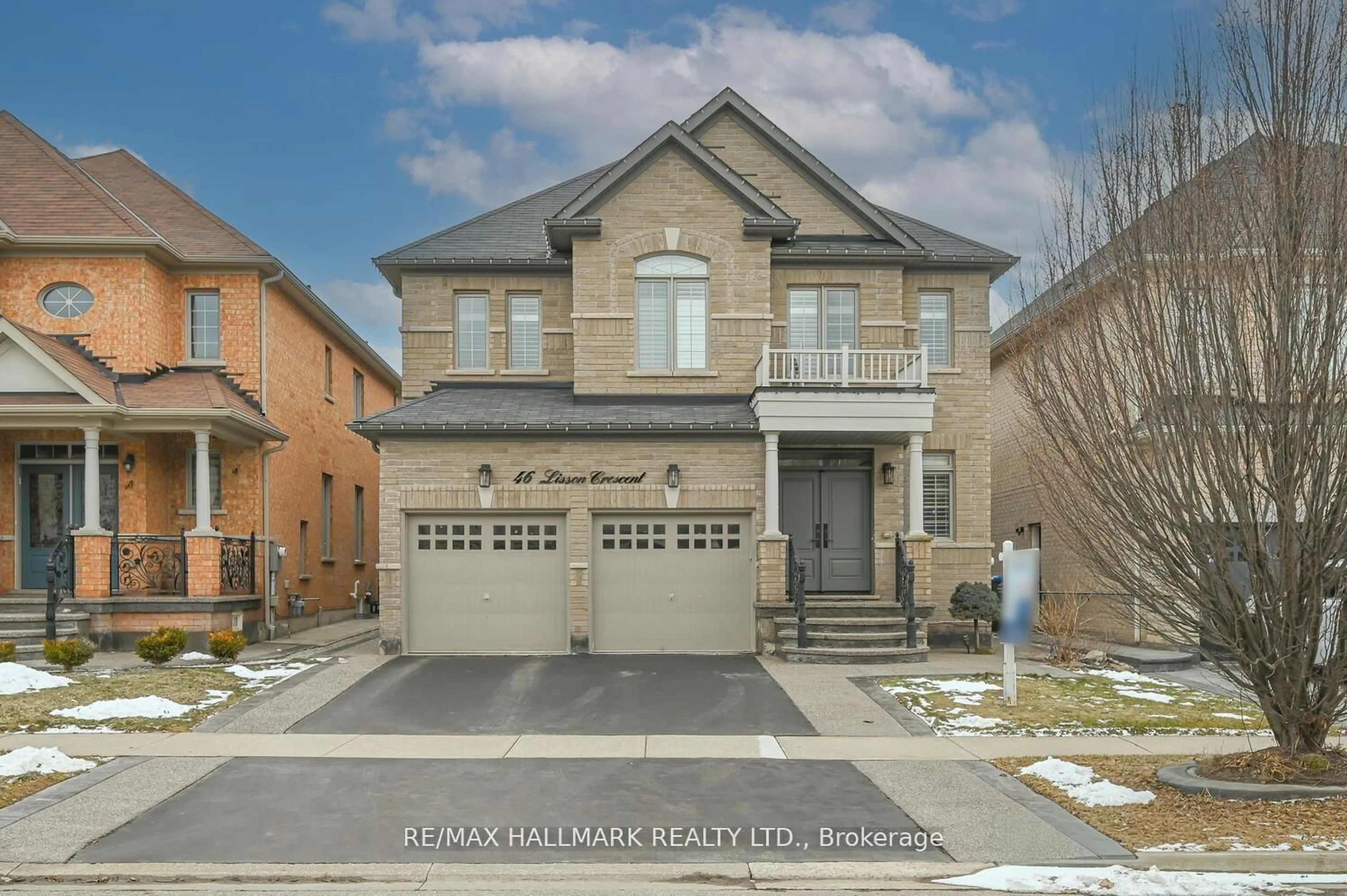 Home with brick exterior material, street for 46 Lisson Cres, Brampton Ontario L6X 0Y9