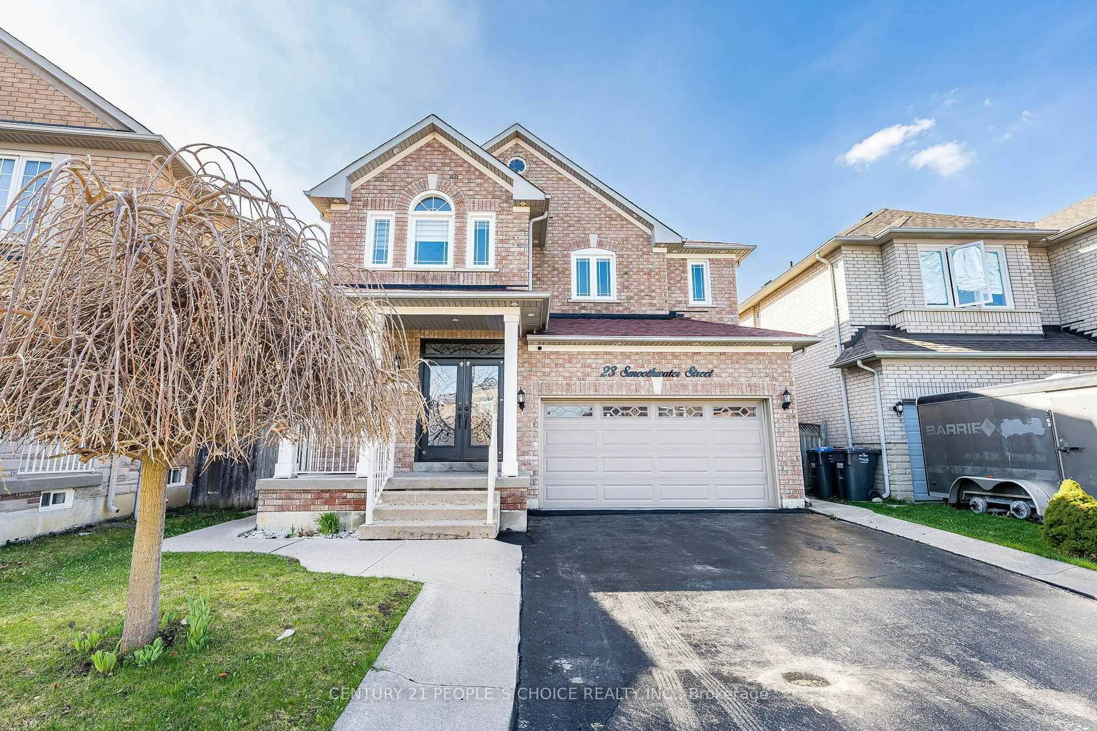 Home with brick exterior material, street for 23 Smoothwater St, Brampton Ontario L6R 2G2