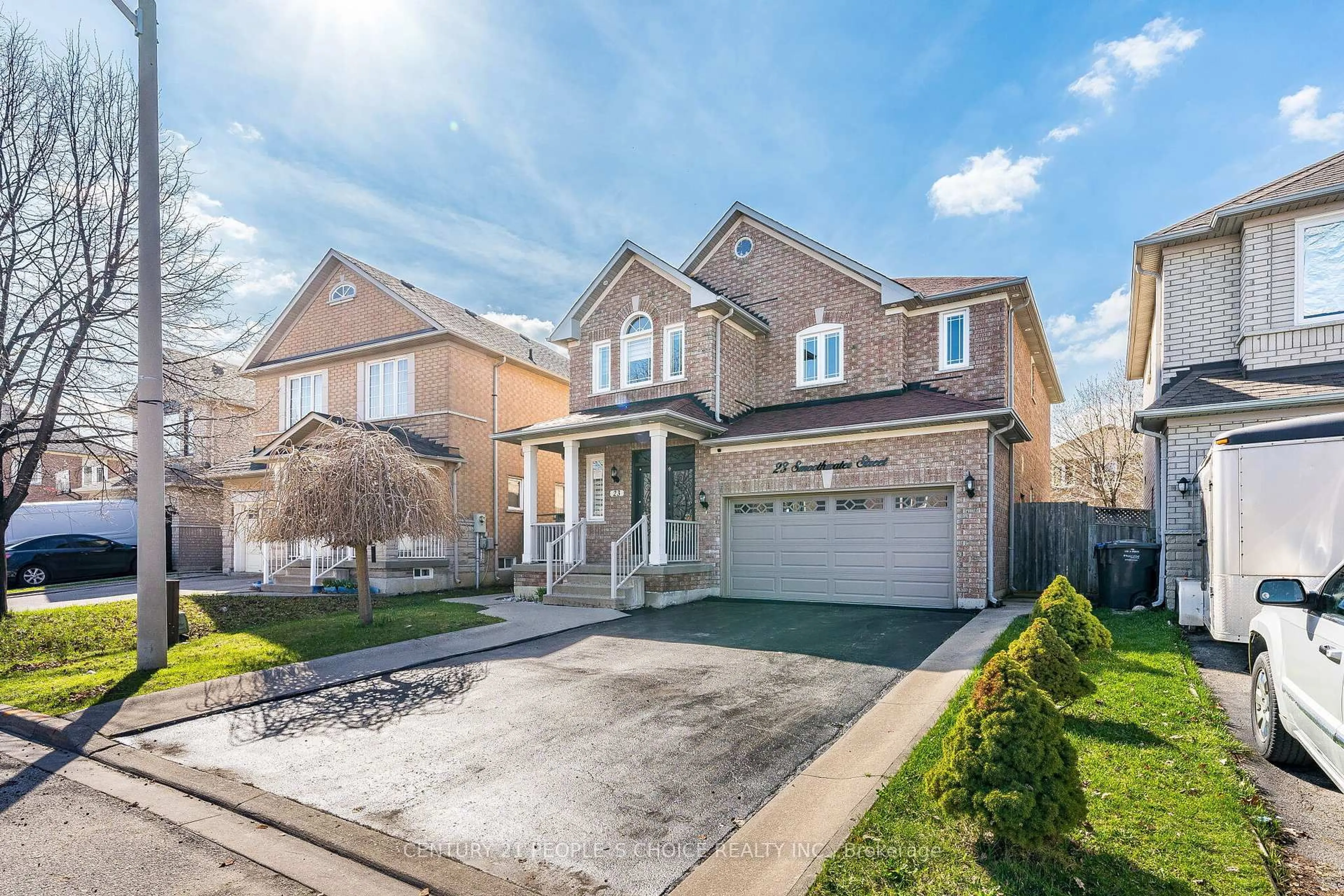 Home with brick exterior material, street for 23 Smoothwater St, Brampton Ontario L6R 2G2