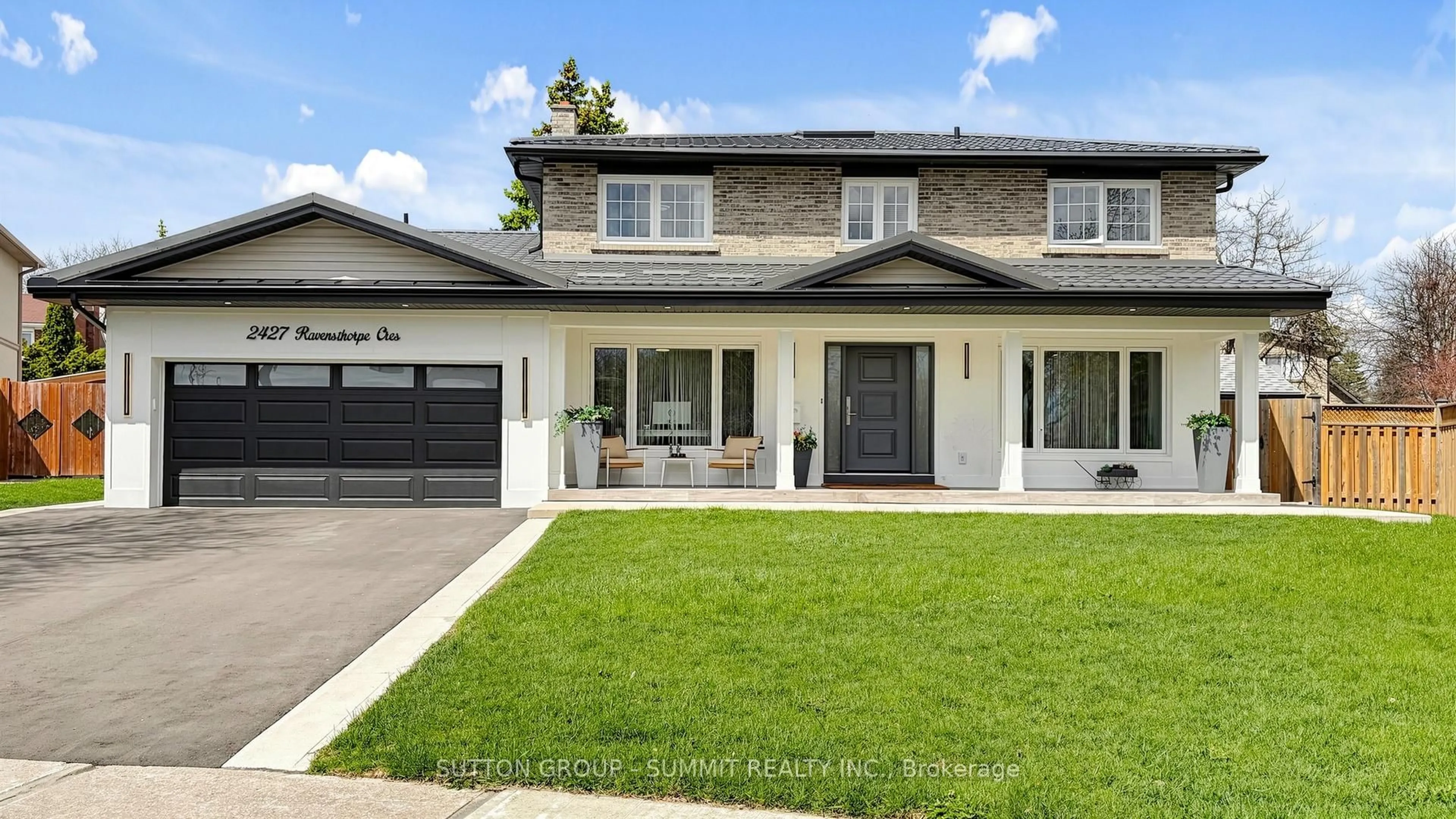 Home with brick exterior material, street for 2427 Ravensthorpe Cres, Mississauga Ontario L5C 2Y4