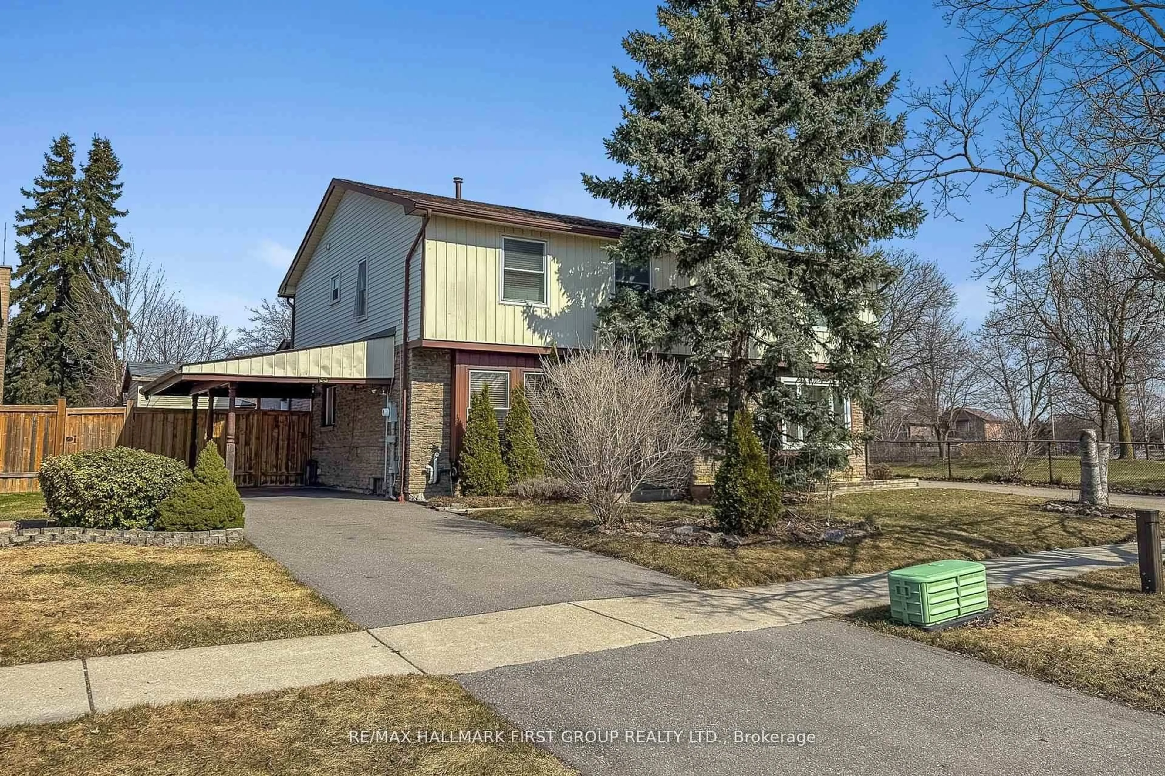 A pic from outside/outdoor area/front of a property/back of a property/a pic from drone, street for 103 Nancy Mccredie Dr, Brampton Ontario L6X 2N4