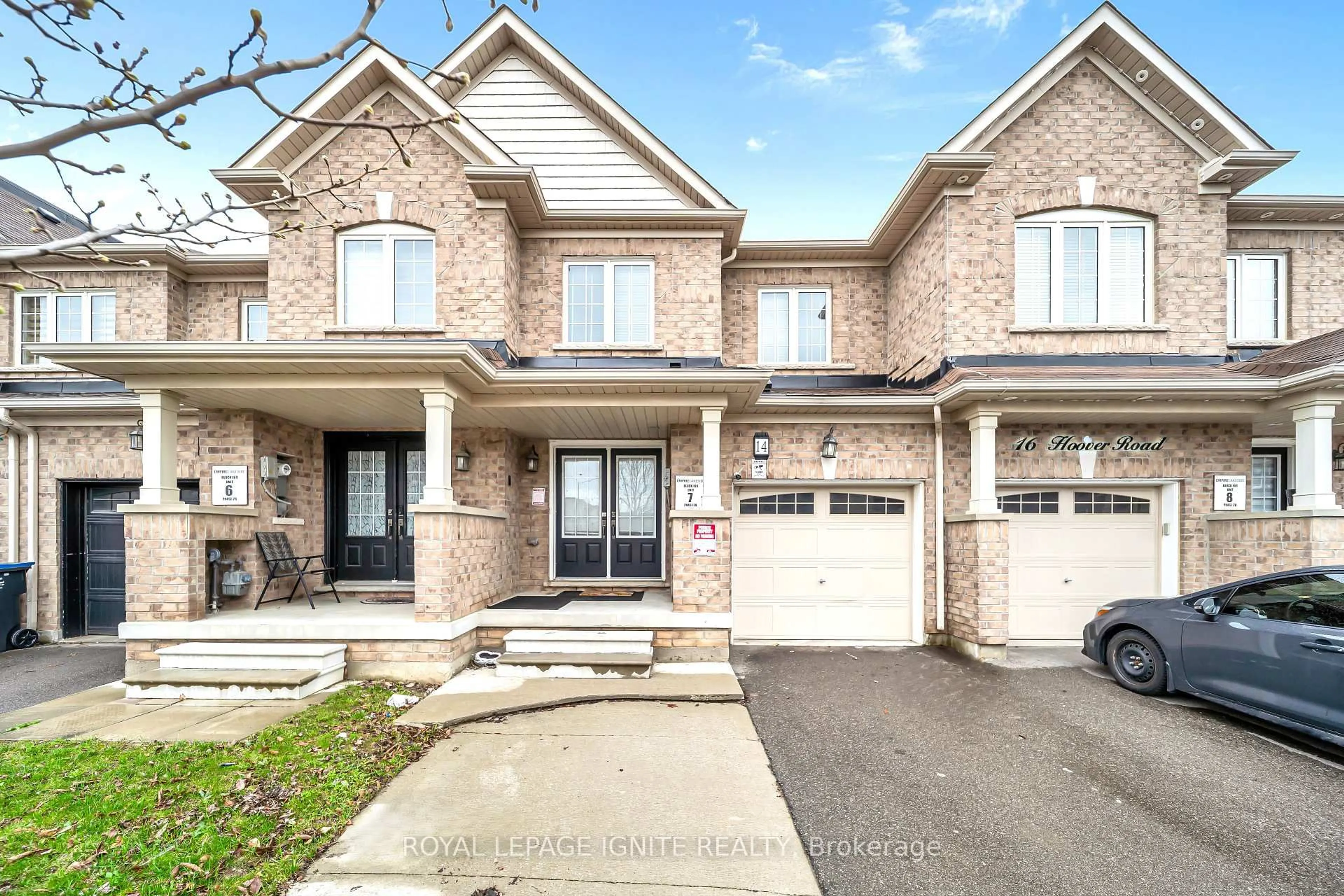 Home with brick exterior material, street for 14 Hoover Rd, Brampton Ontario L7A 4L2
