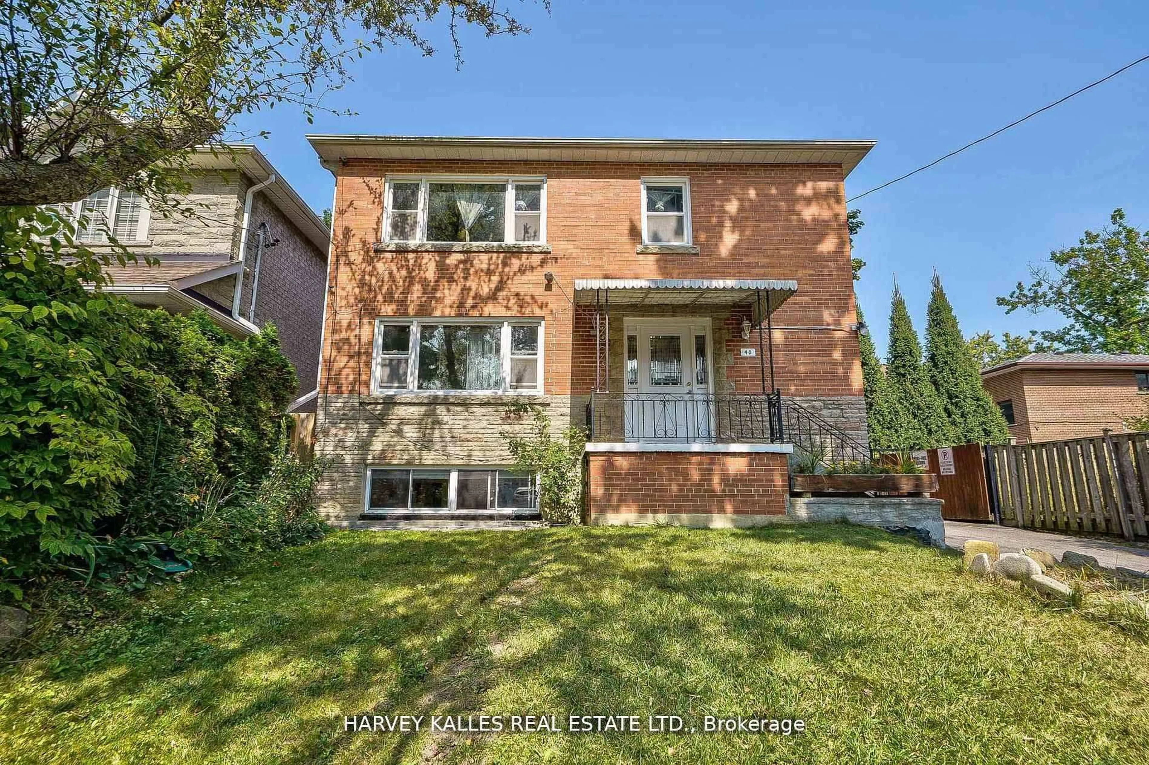 Home with brick exterior material, street for 40 Dominion Rd, Toronto Ontario M8W 1J7