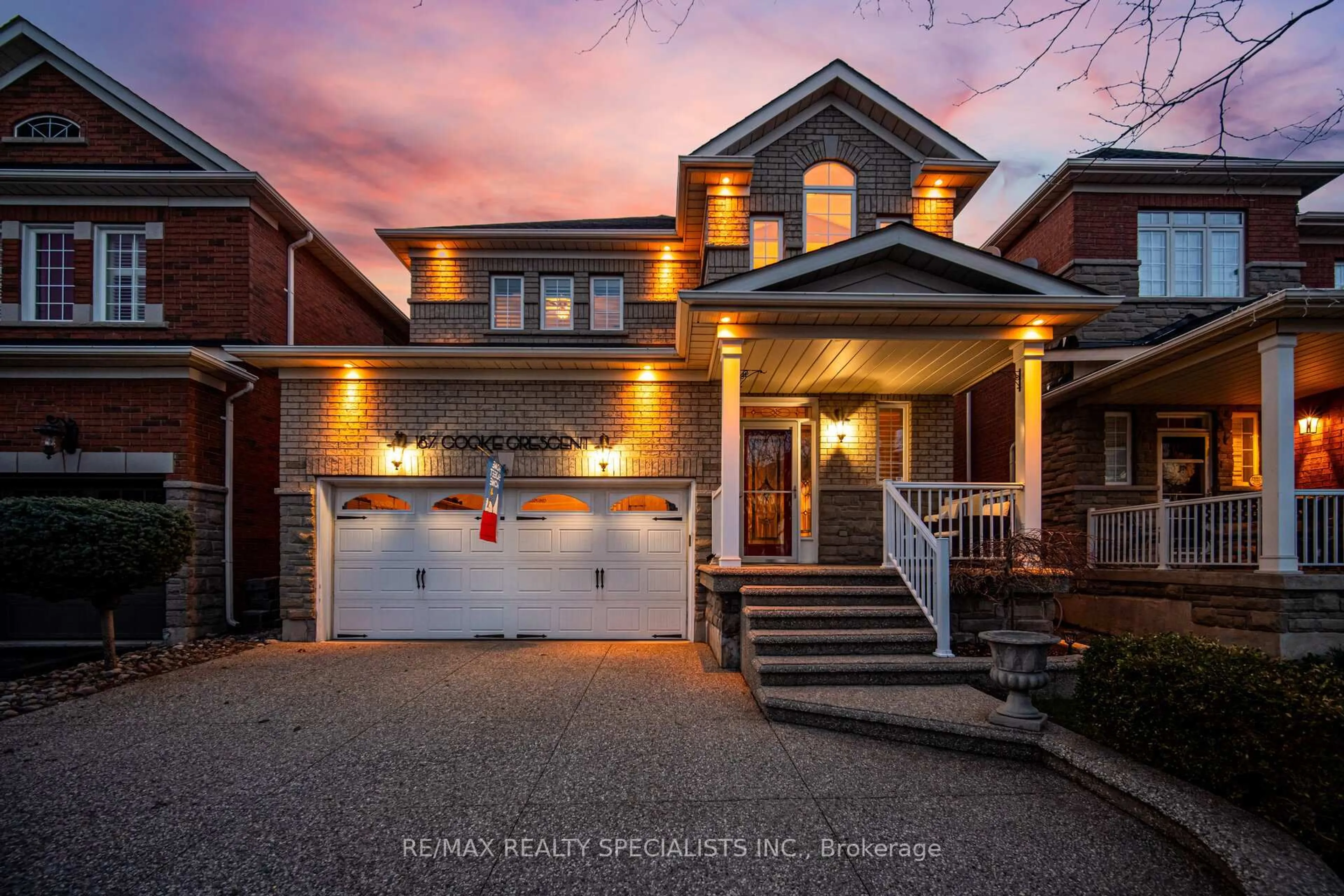 Home with brick exterior material, street for 187 Cooke Cres, Milton Ontario L9T 6E4