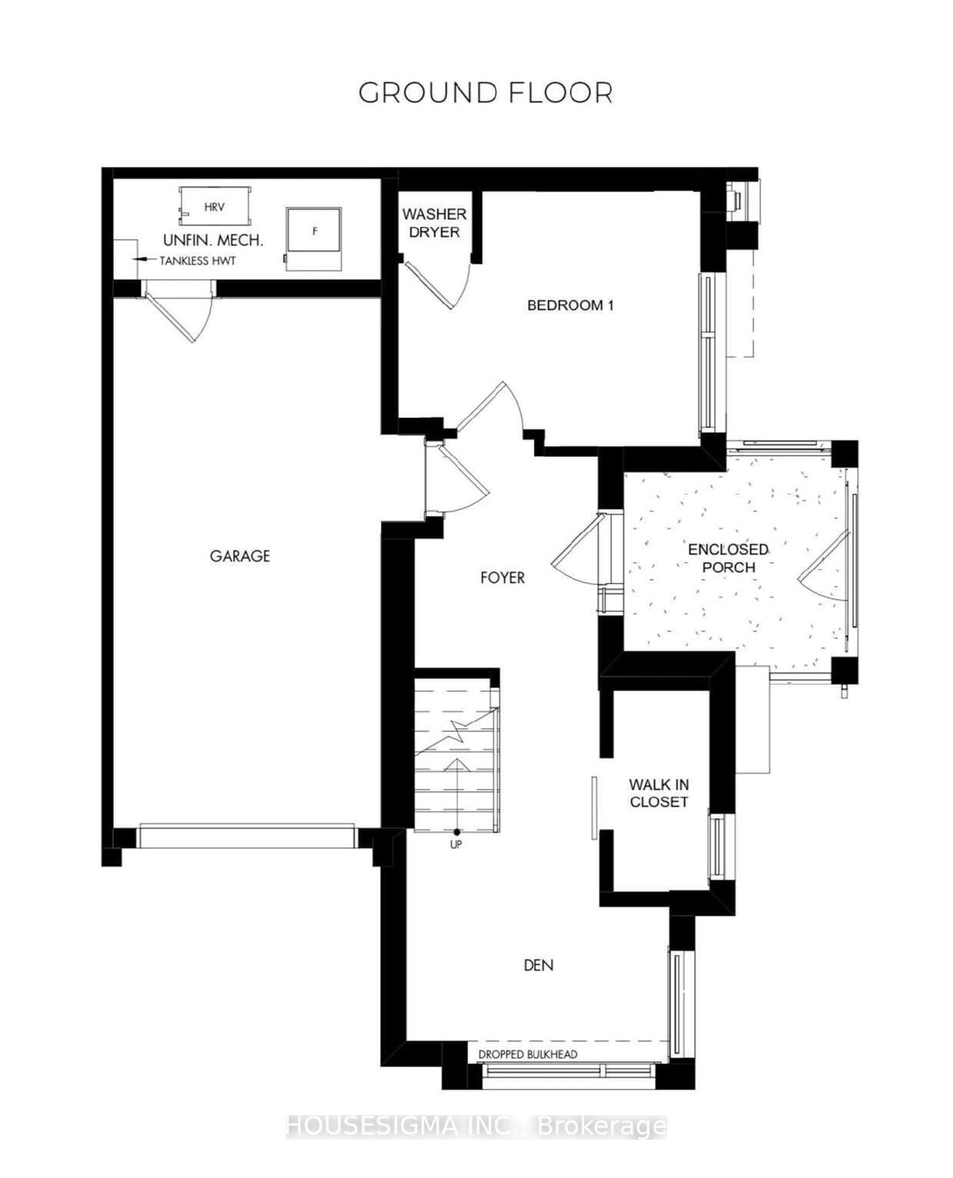 Floor plan for 1264 Merton Rd, Oakville Ontario L6M 5M1