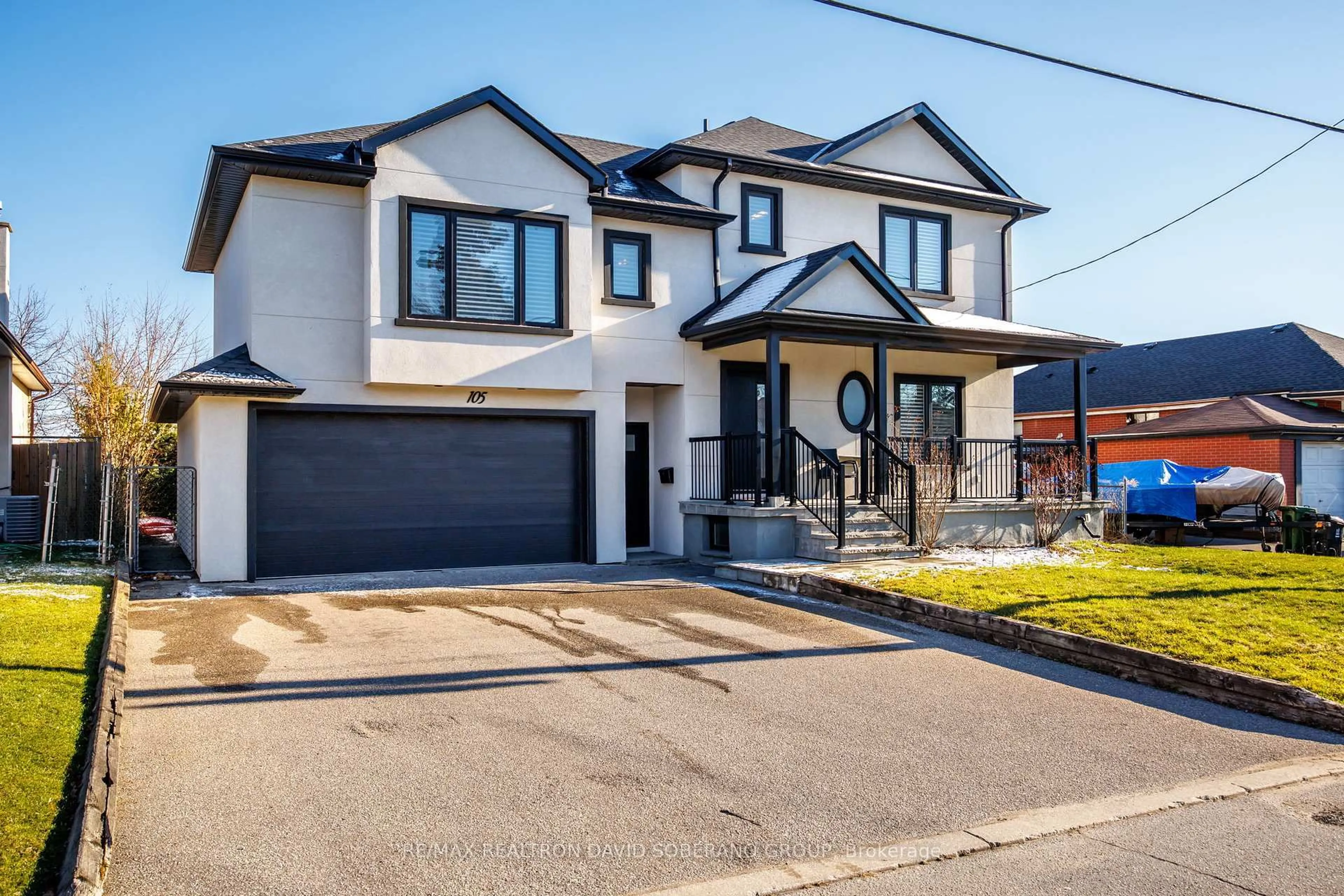 Home with brick exterior material, street for 105 Winston Park Blvd, Toronto Ontario M3K 1C4