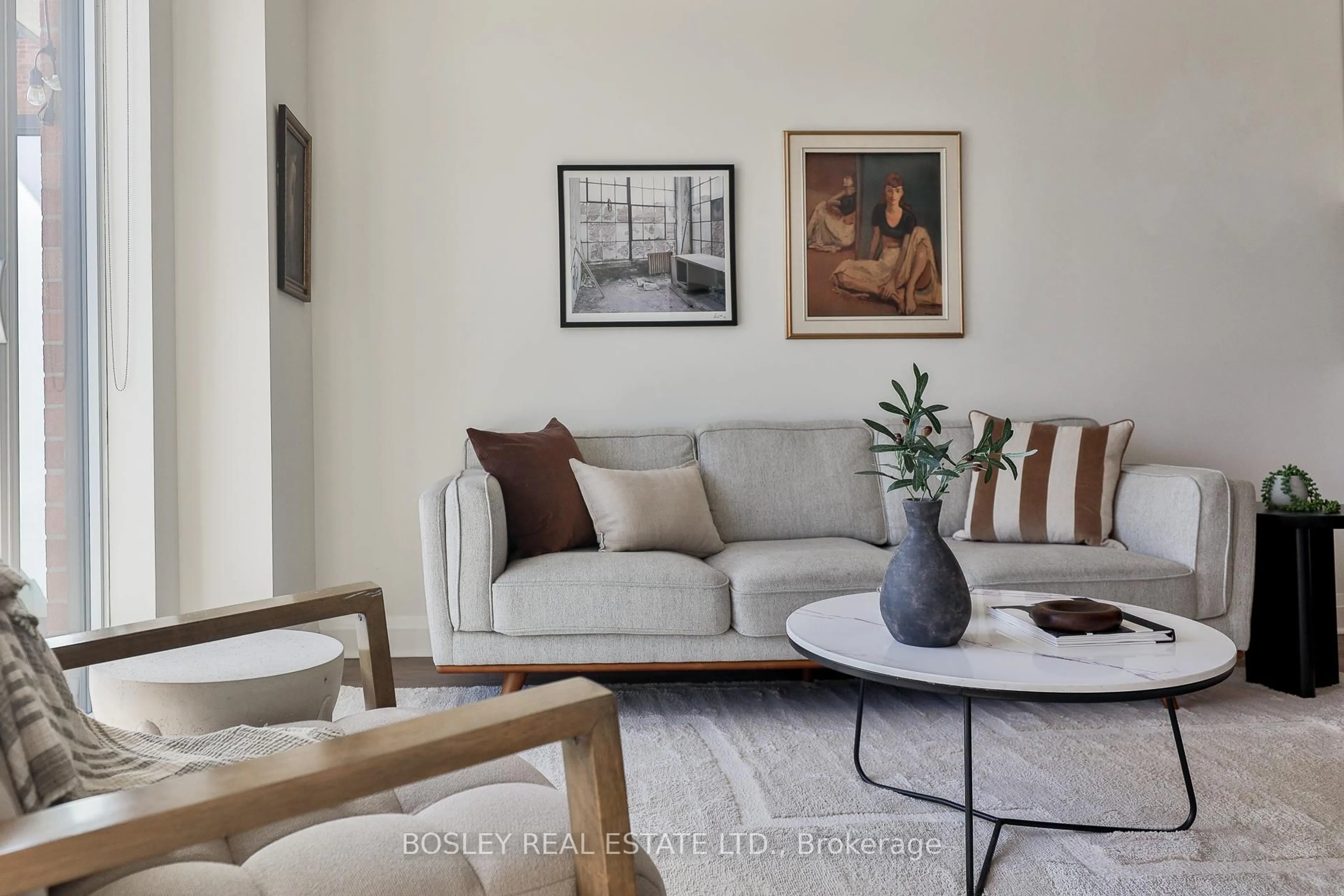 Living room with furniture, unknown for 245 Perth Ave #103, Toronto Ontario M6P 3X9