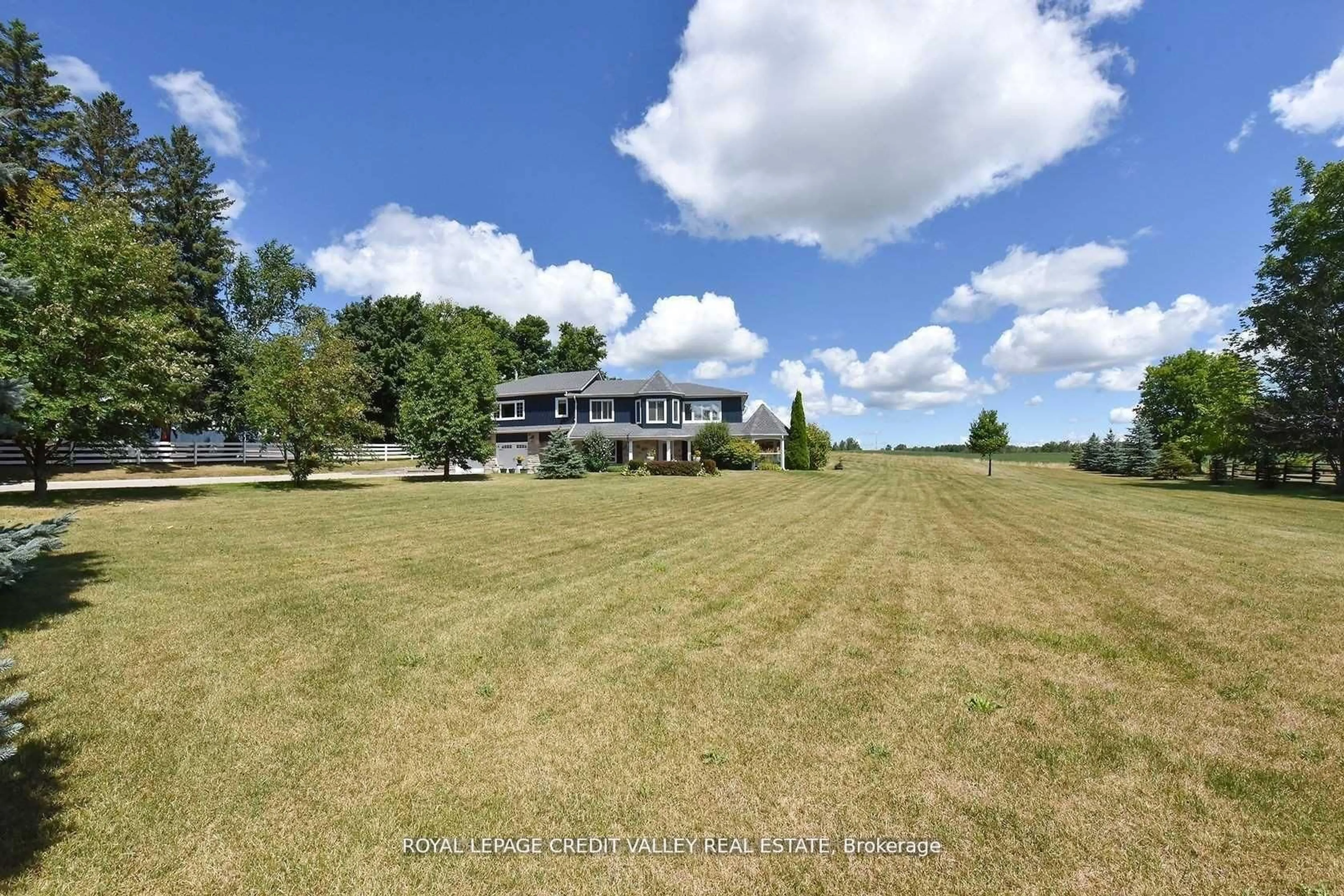 A pic from outside/outdoor area/front of a property/back of a property/a pic from drone, water/lake/river/ocean view for 15795 Winston Churchill Blvd, Caledon Ontario L7C 1S9