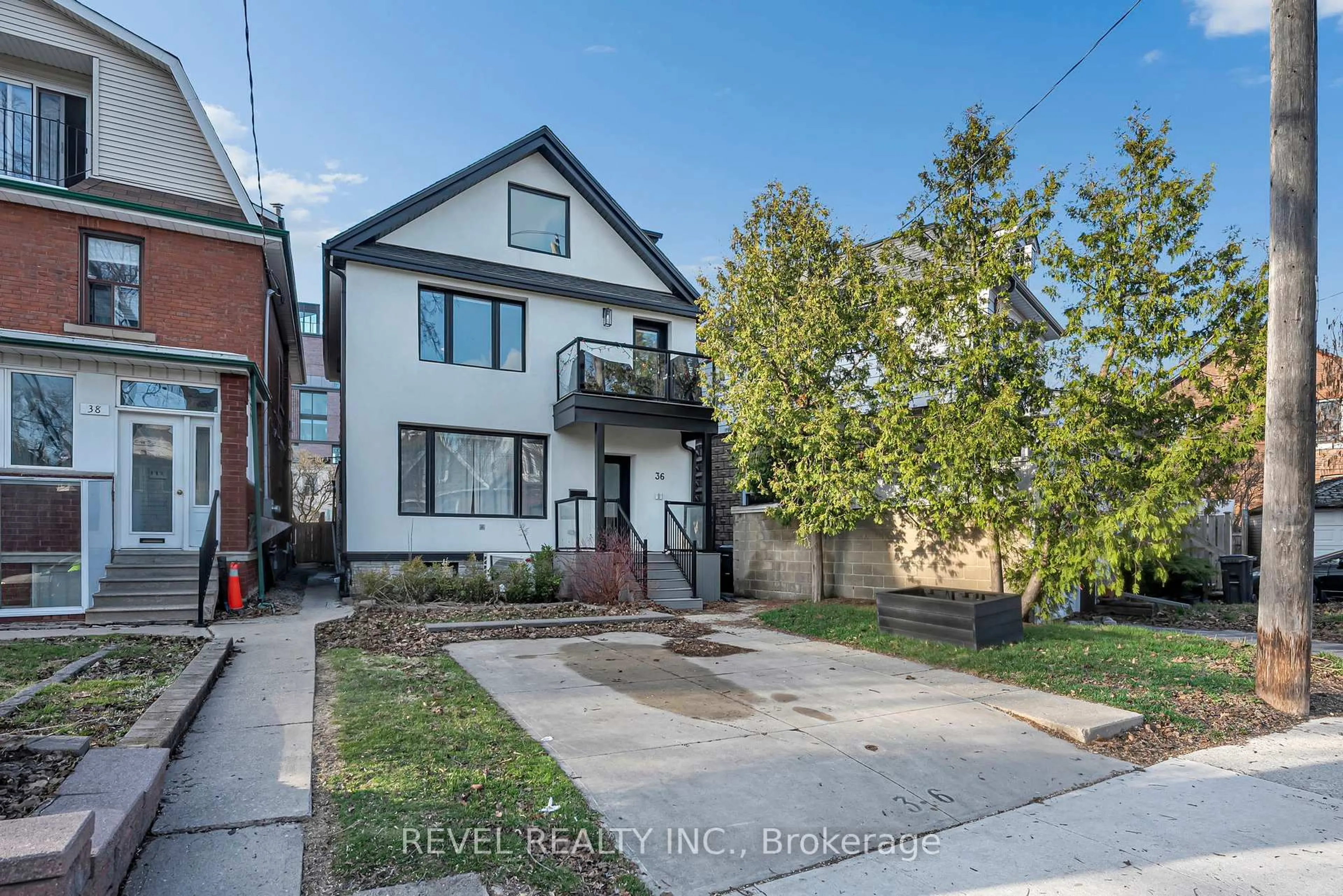 Home with brick exterior material, street for 36 Humberside Ave, Toronto Ontario M6P 1J7