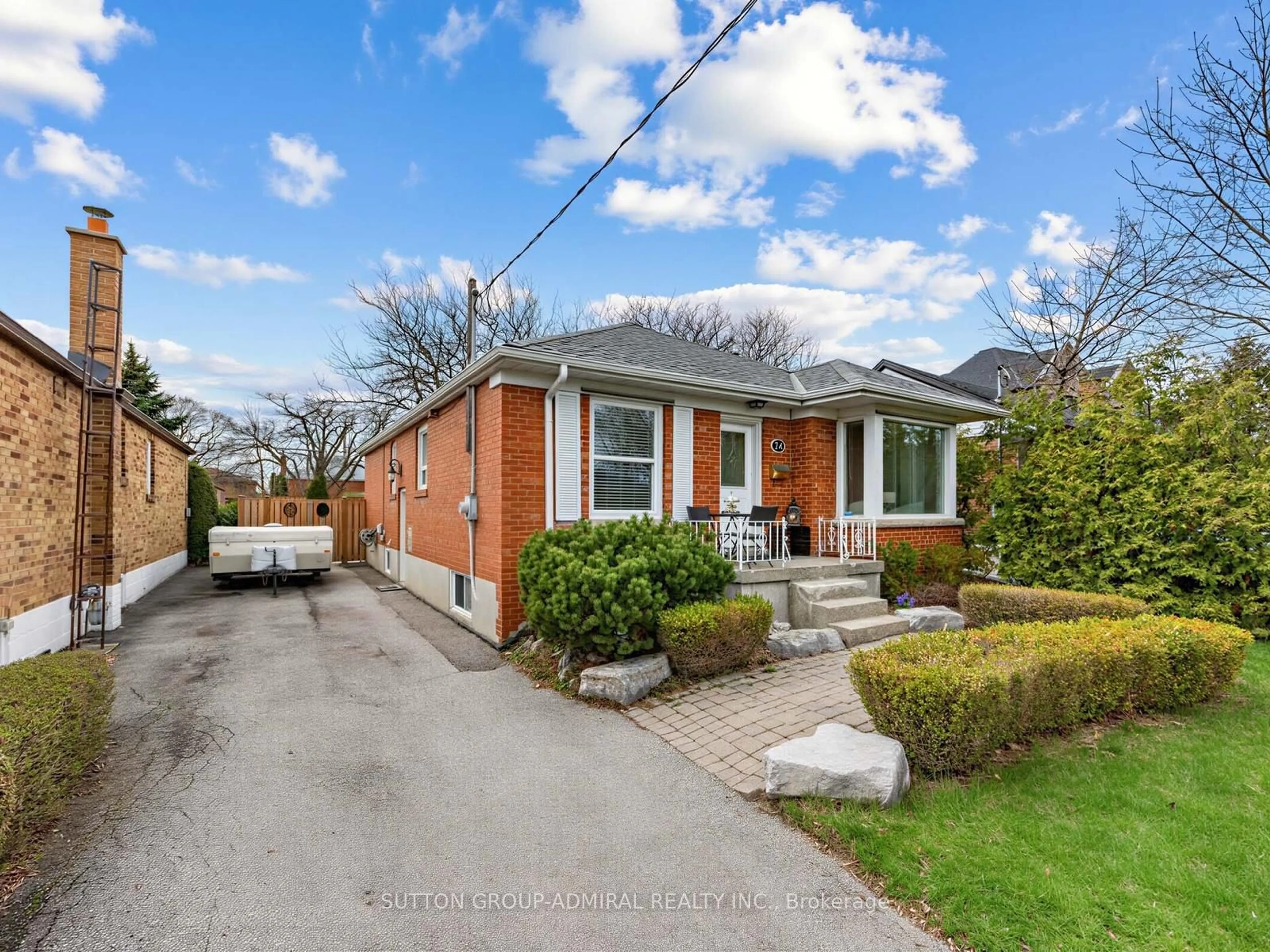 Home with brick exterior material, street for 24 Billingham Rd, Toronto Ontario M9B 3X1