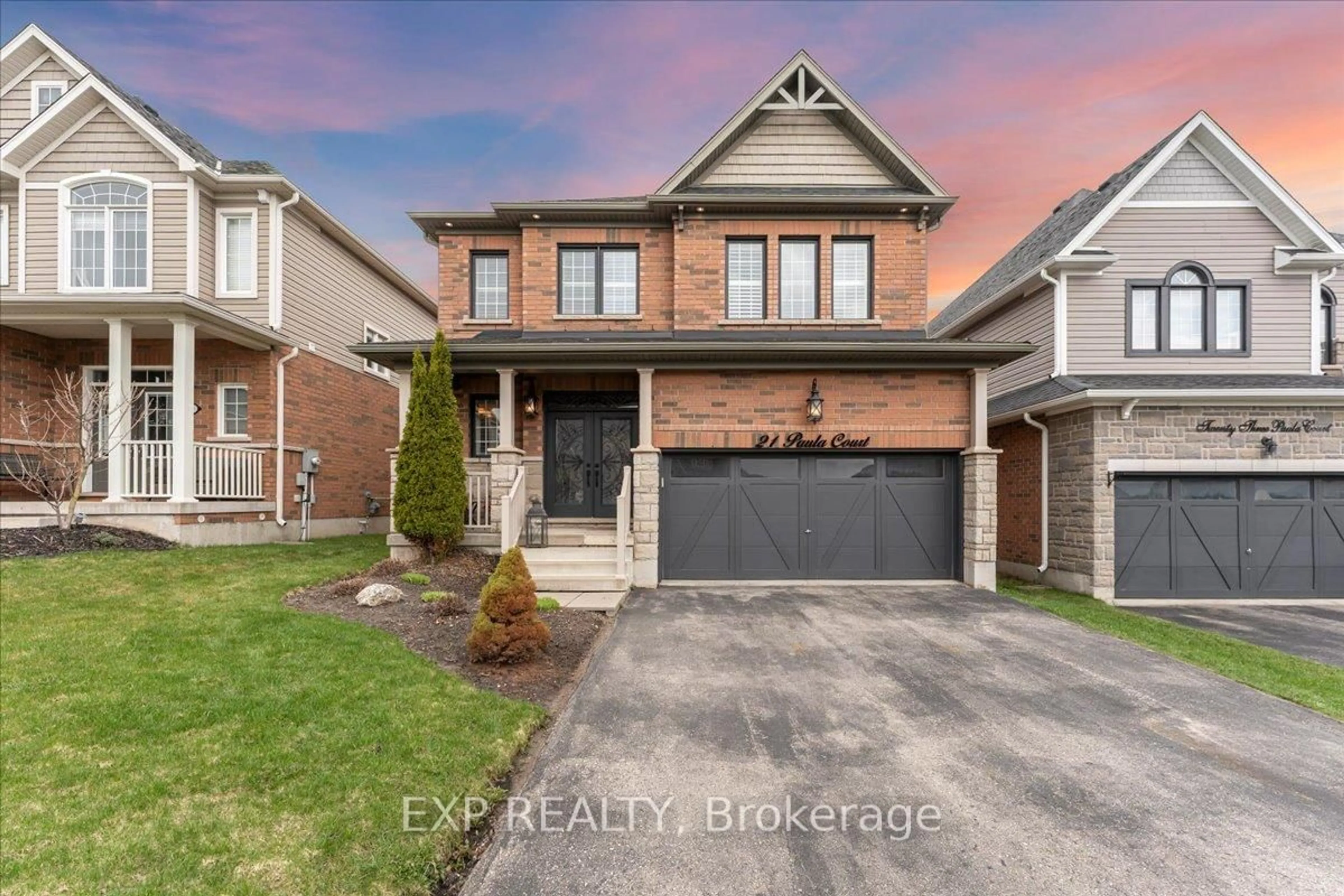 Home with brick exterior material, street for 21 Paula Crt, Orangeville Ontario L9W 5V1
