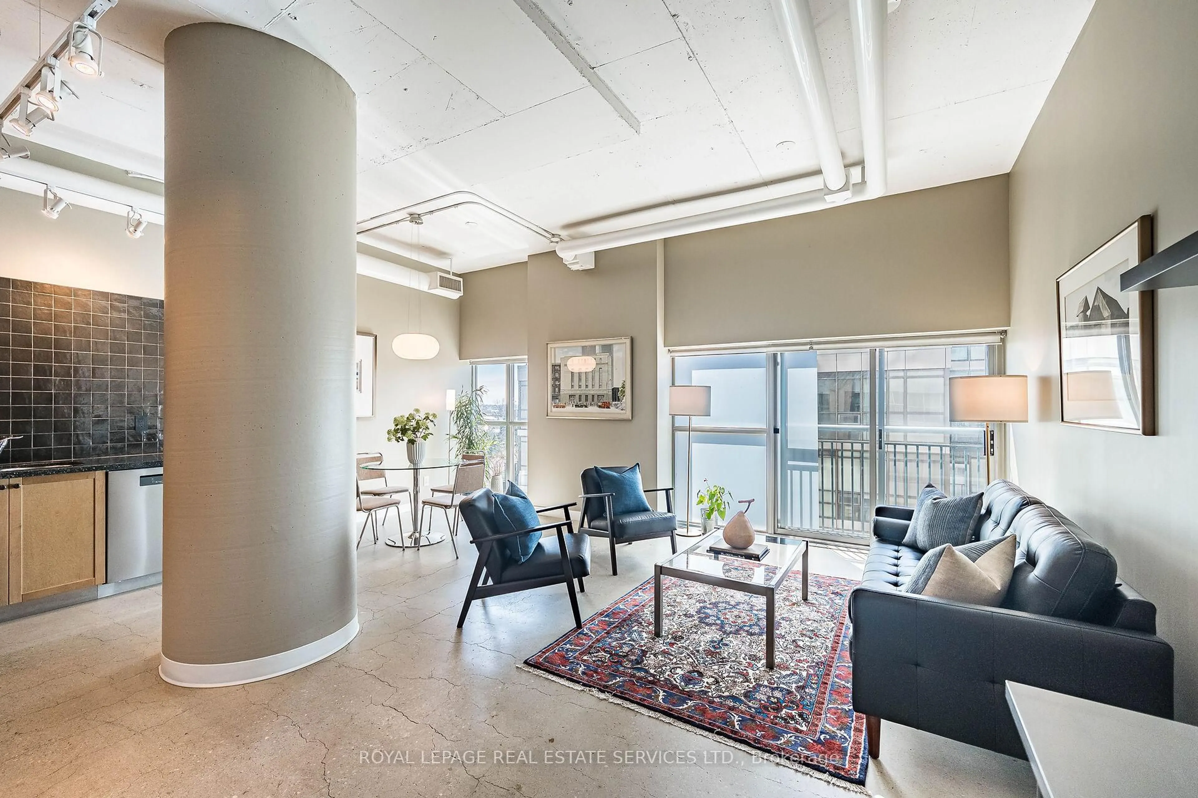 Living room with furniture, unknown for 2 Fieldway Rd #410, Toronto Ontario M8Z 0B9