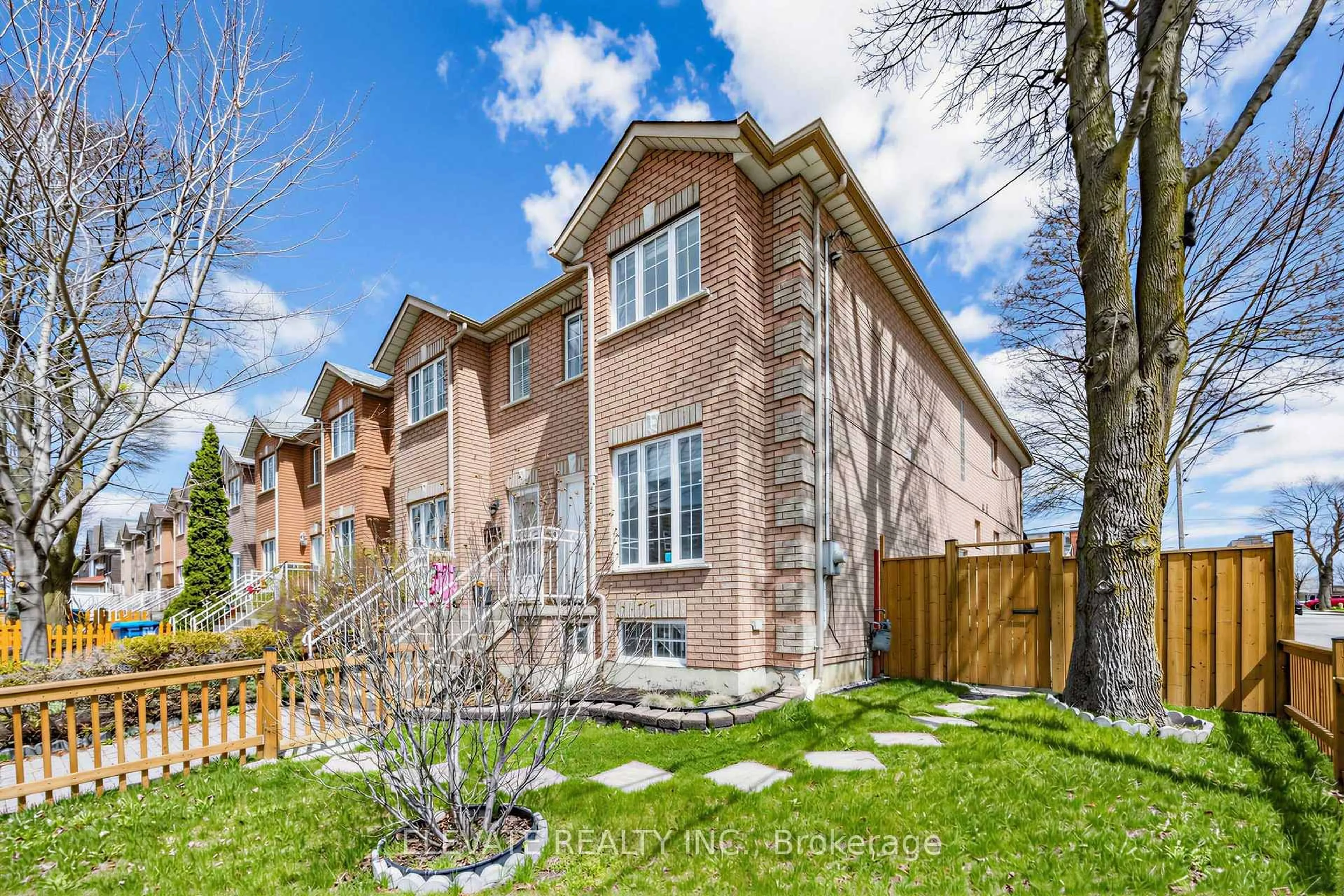 Home with brick exterior material, street for 1 Mulock Ave, Toronto Ontario M6N 3C3