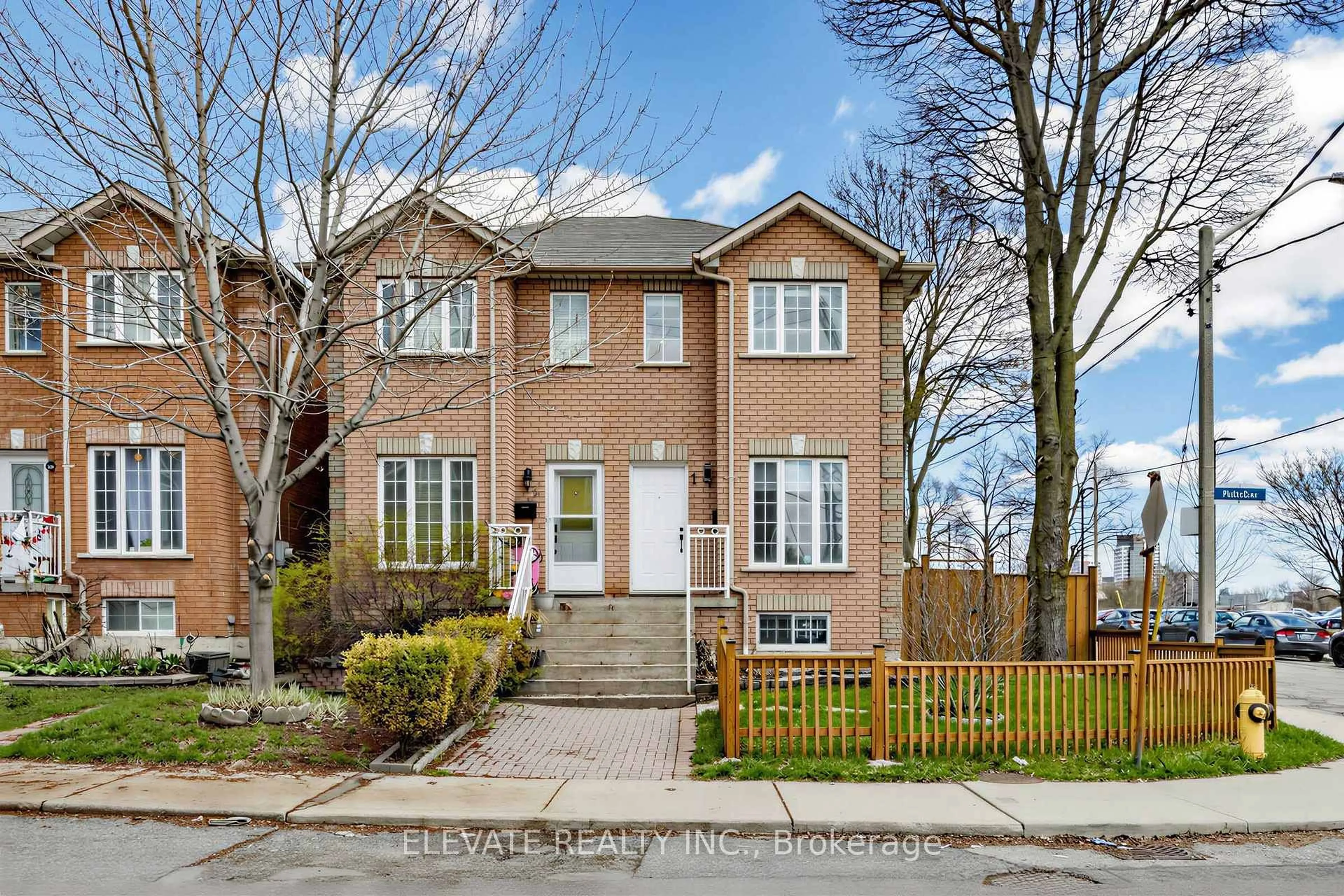 Home with brick exterior material, street for 1 Mulock Ave, Toronto Ontario M6N 3C3