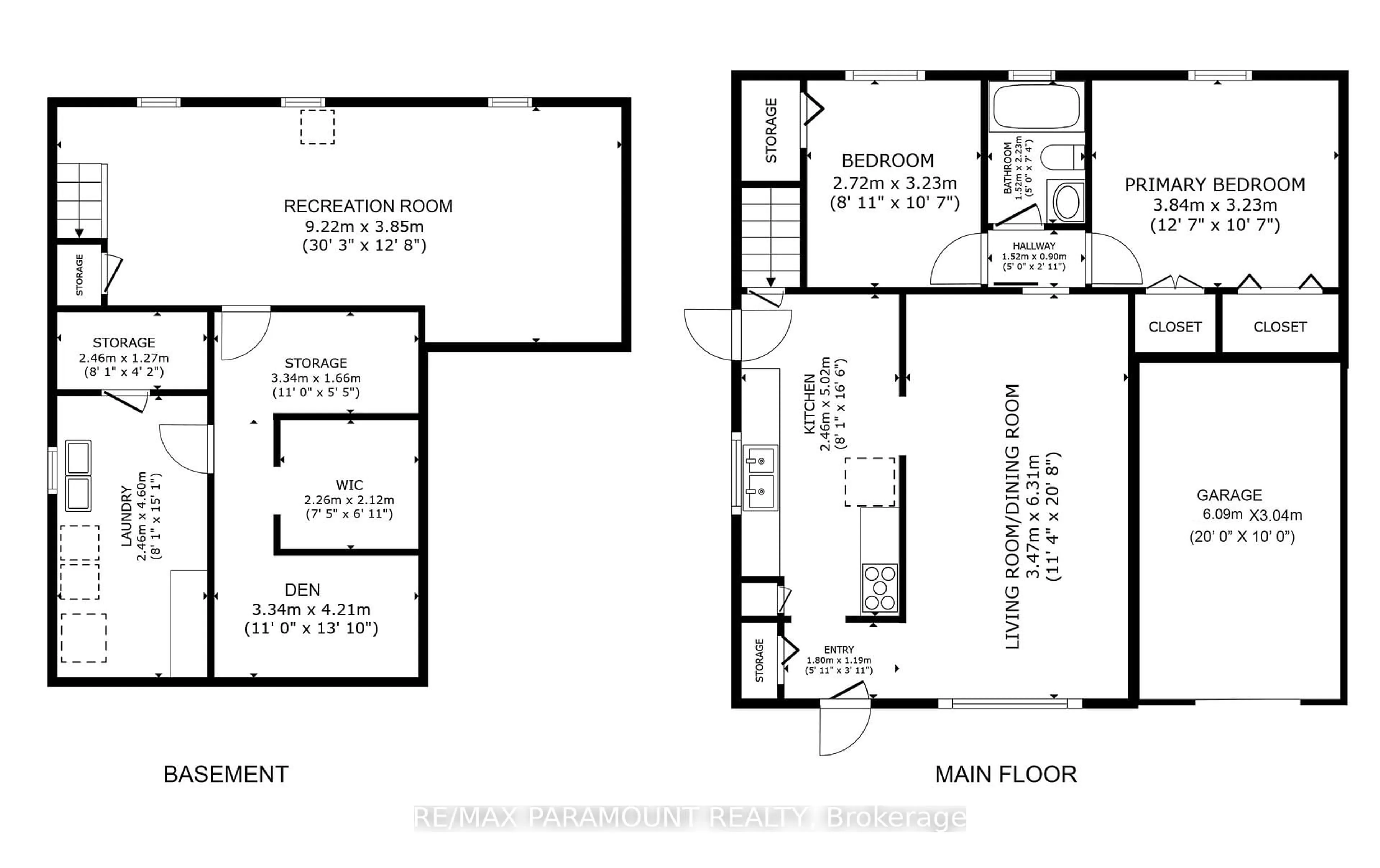 Floor plan for 263 Bartley Bull Pkwy, Brampton Ontario L6W 2L2
