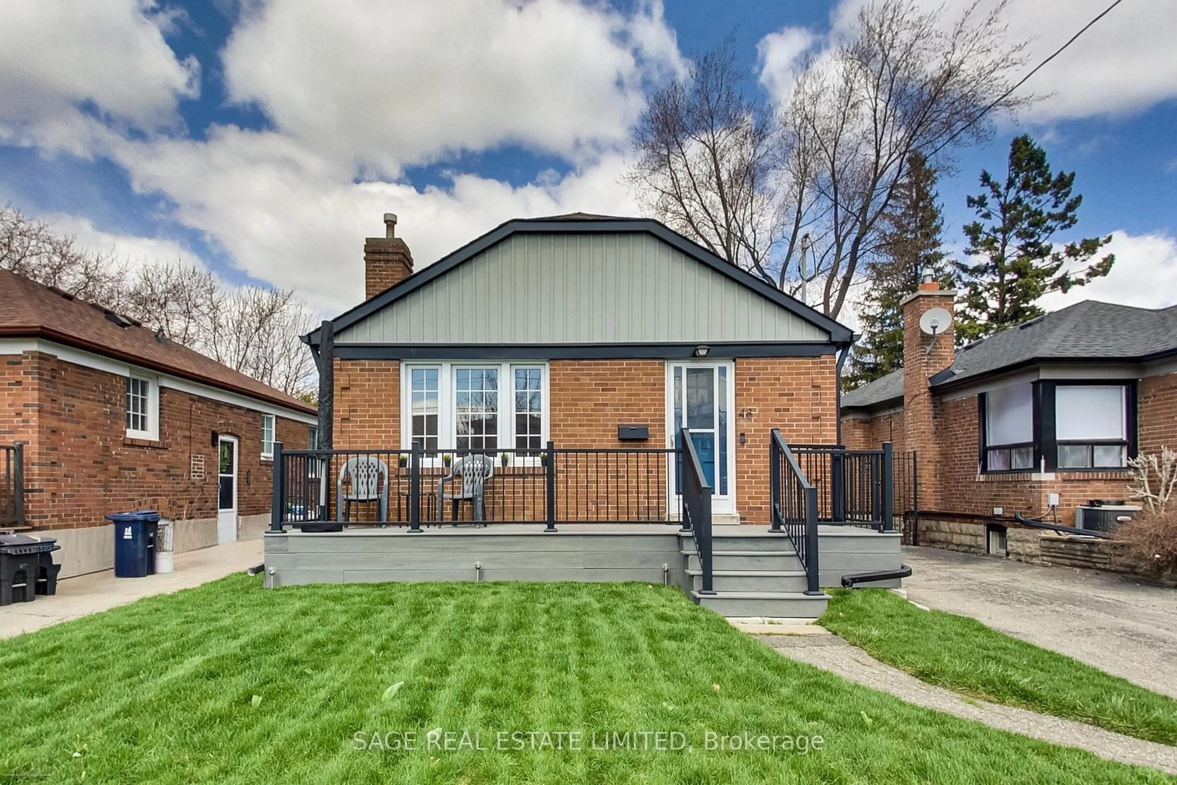 Home with brick exterior material, street for 48 Murrie St, Toronto Ontario M8V 1X7