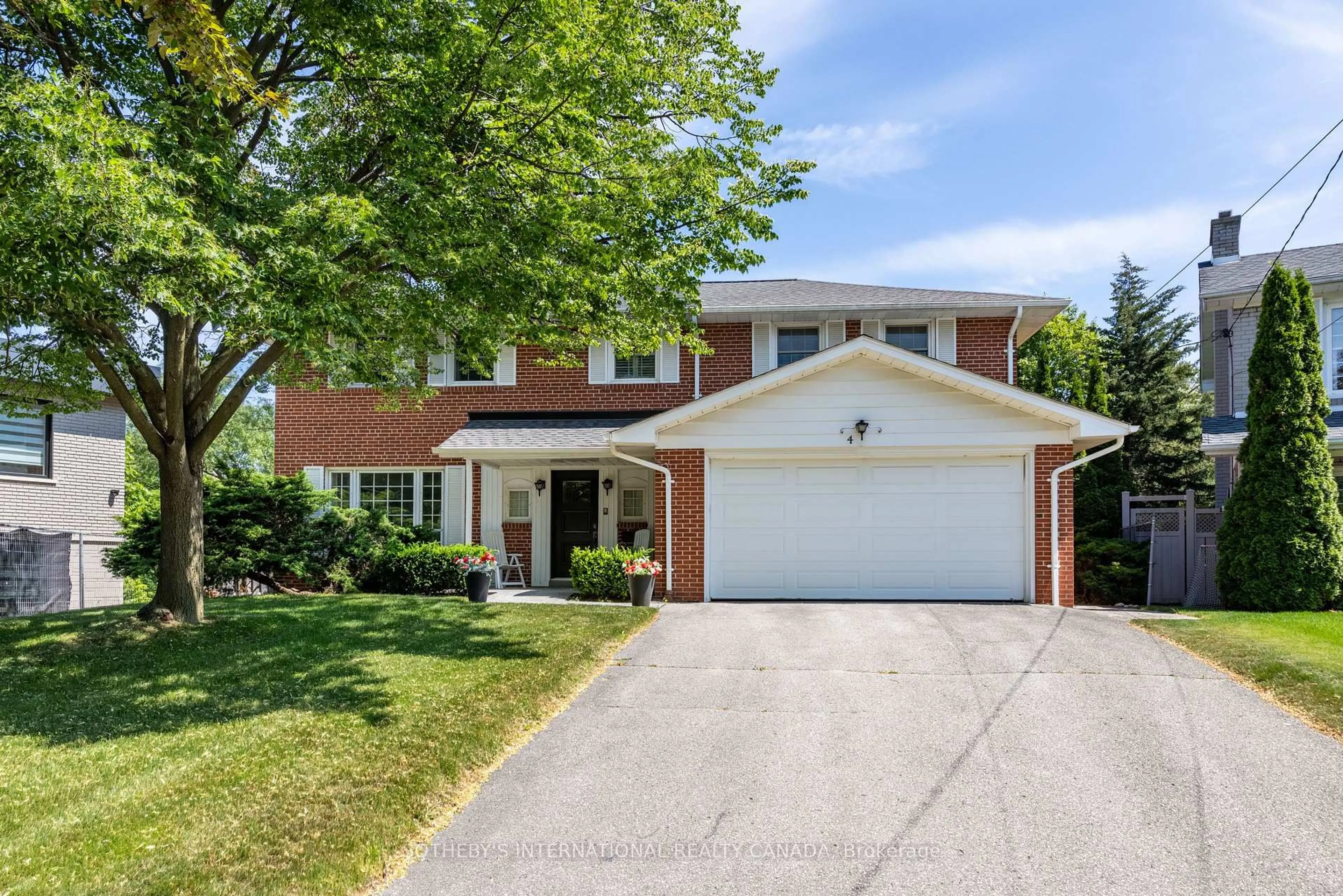 Home with brick exterior material, street for 4 Welbrooke Pl, Toronto Ontario M9B 5A3