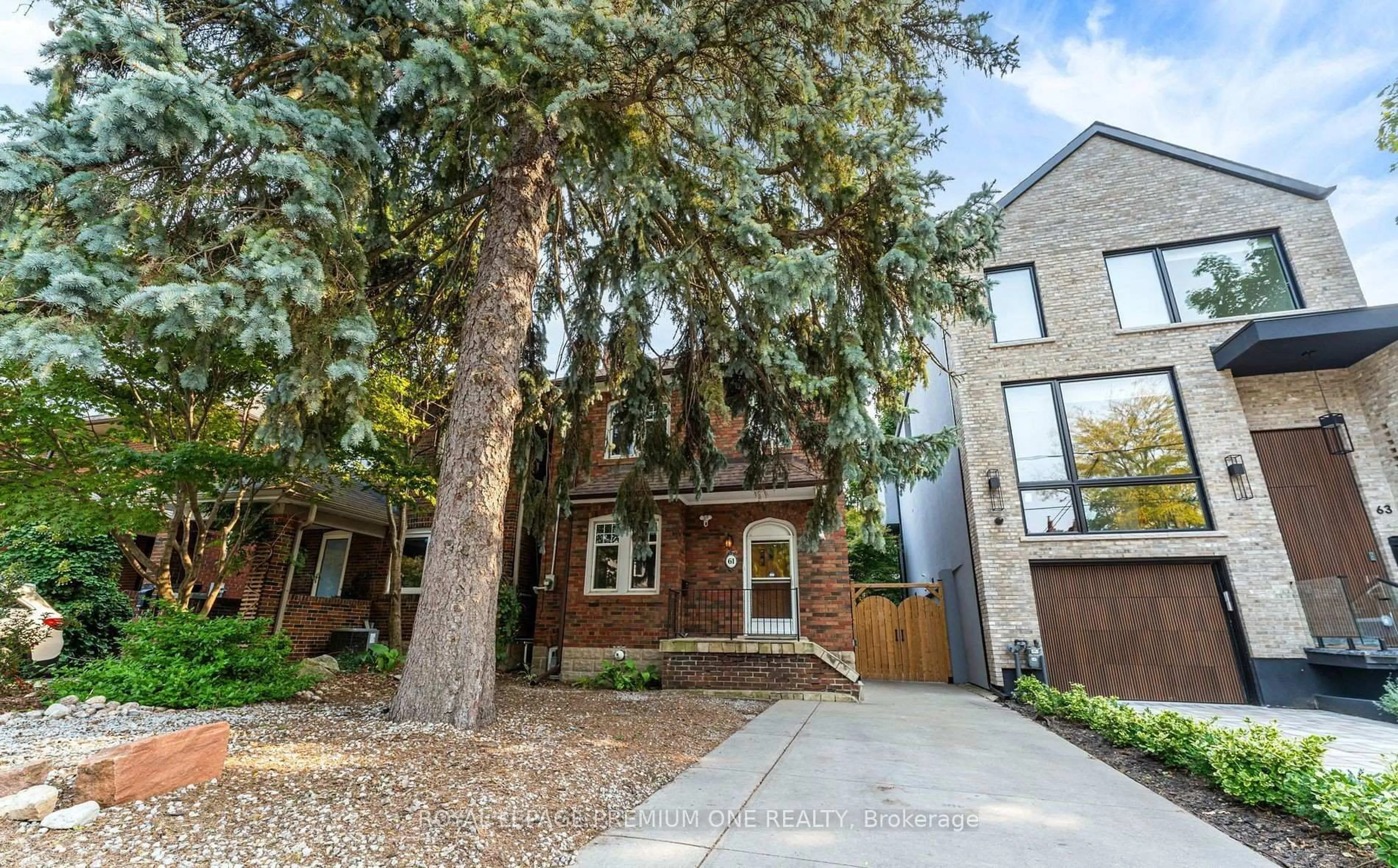 Home with brick exterior material, street for 61 Methuen Ave, Toronto Ontario M6S 1Z7