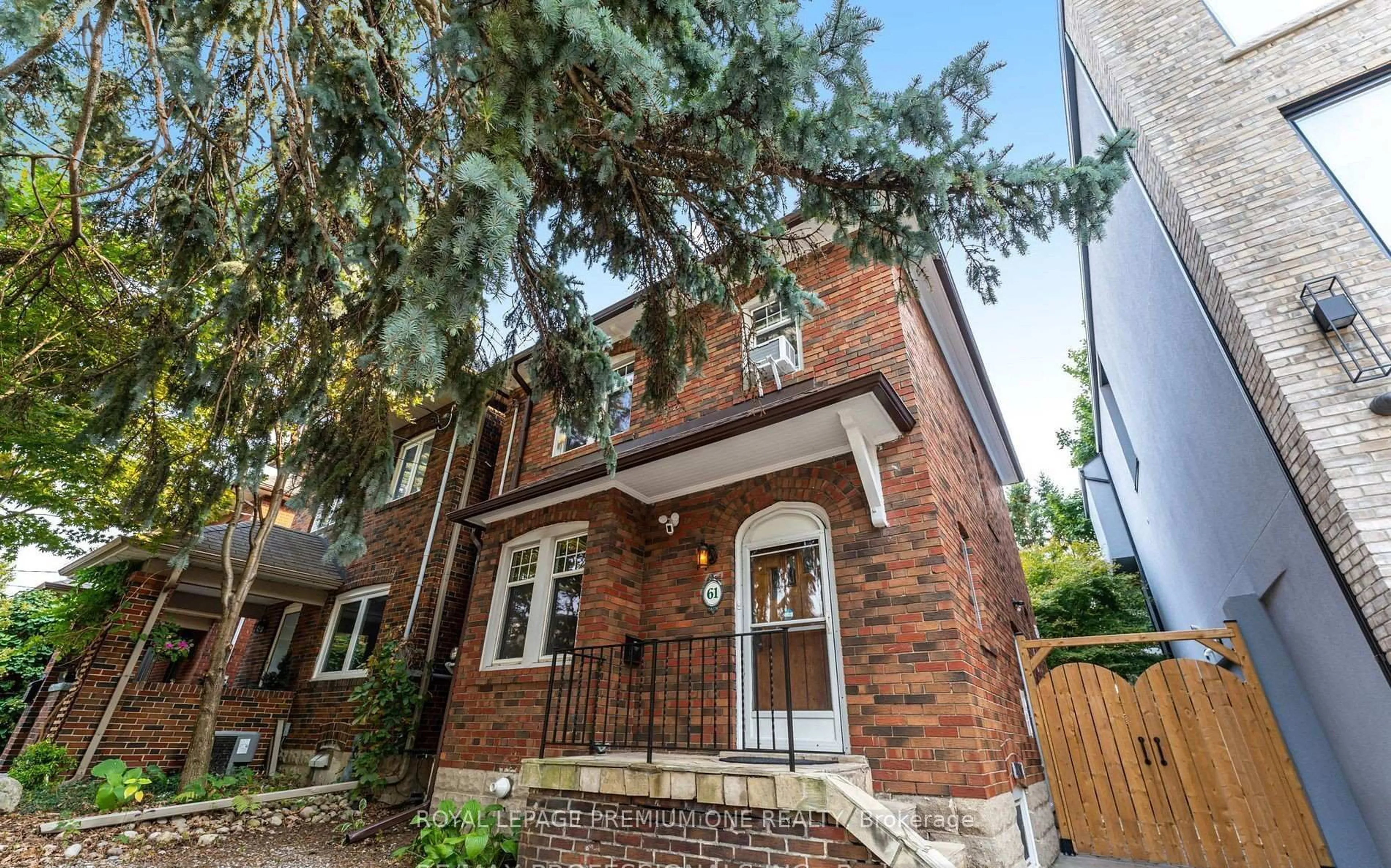 Home with brick exterior material, street for 61 Methuen Ave, Toronto Ontario M6S 1Z7