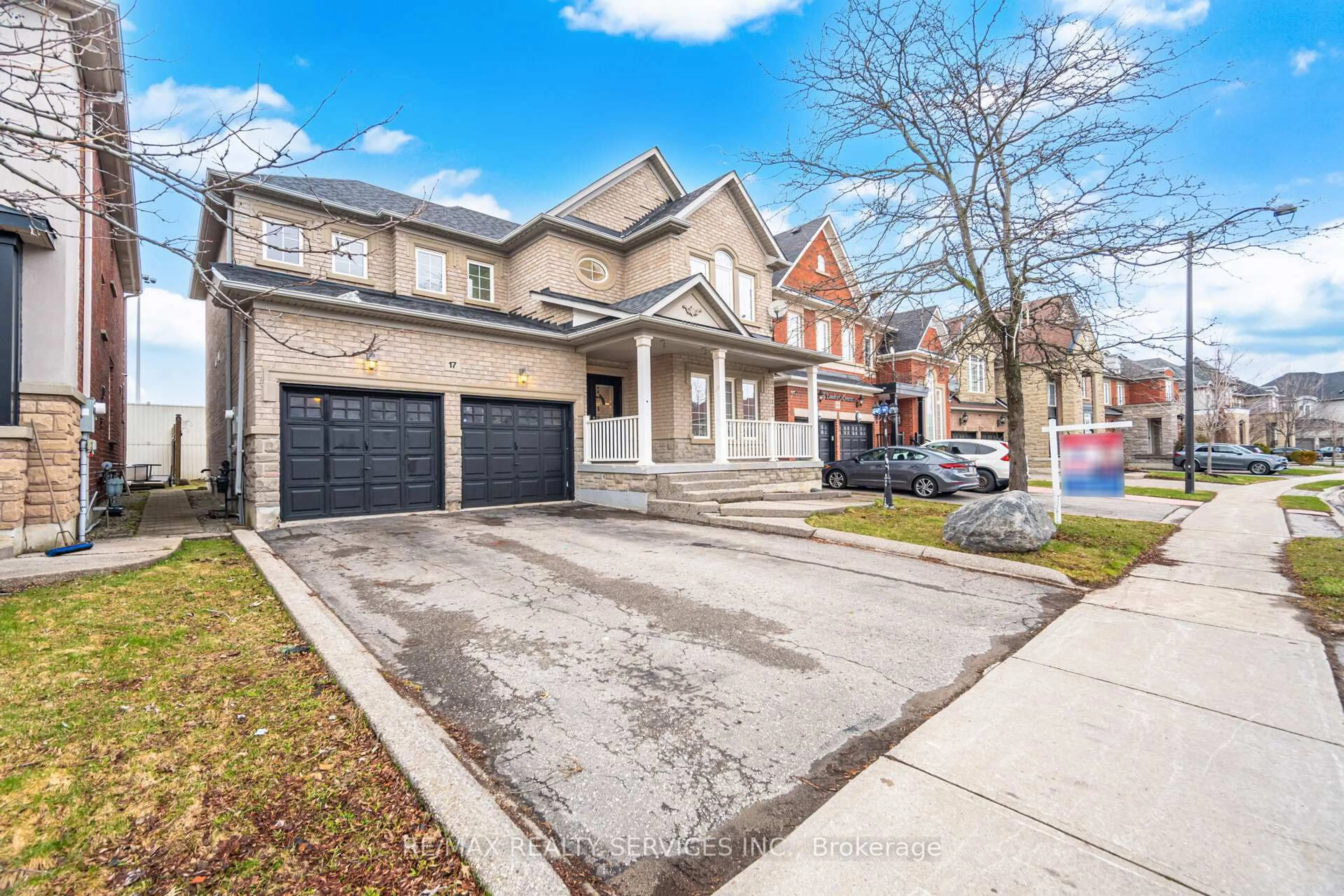 Home with brick exterior material, street for 17 Donherb Cres, Caledon Ontario L7C 1E3