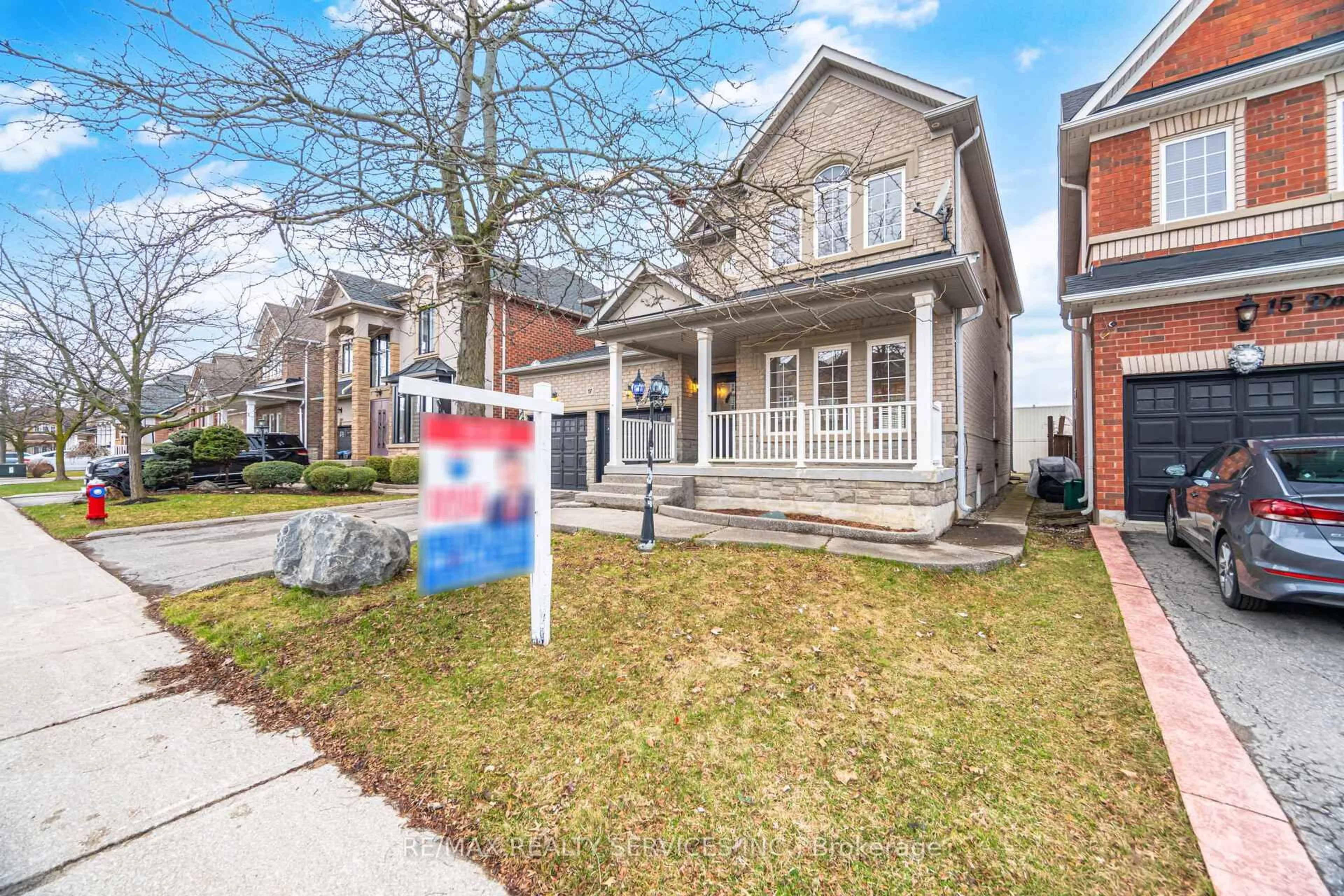 Home with brick exterior material, street for 17 Donherb Cres, Caledon Ontario L7C 1E3