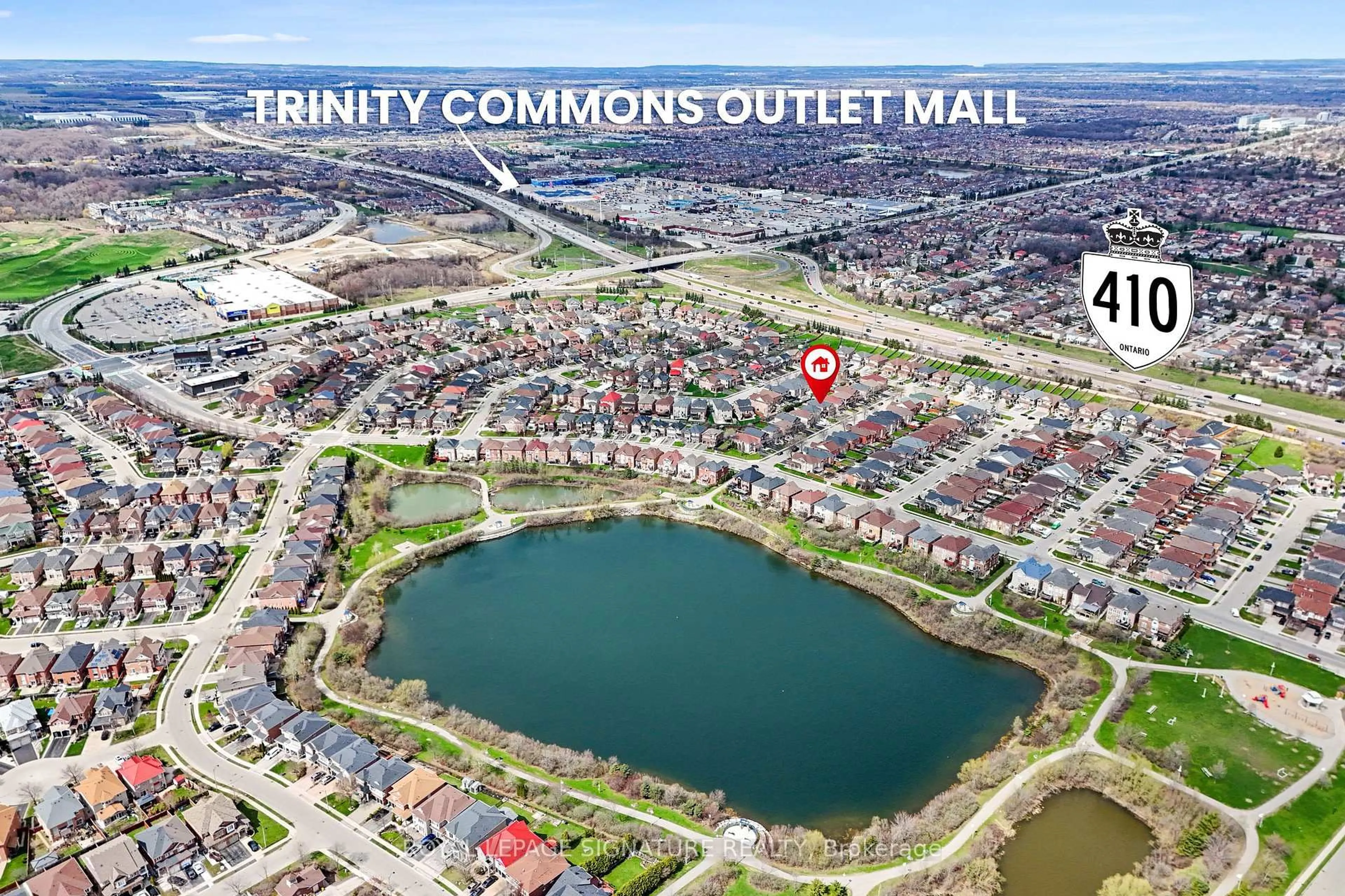 A pic from outside/outdoor area/front of a property/back of a property/a pic from drone, street for 16 Clearjoy St, Brampton Ontario L6V 4P1