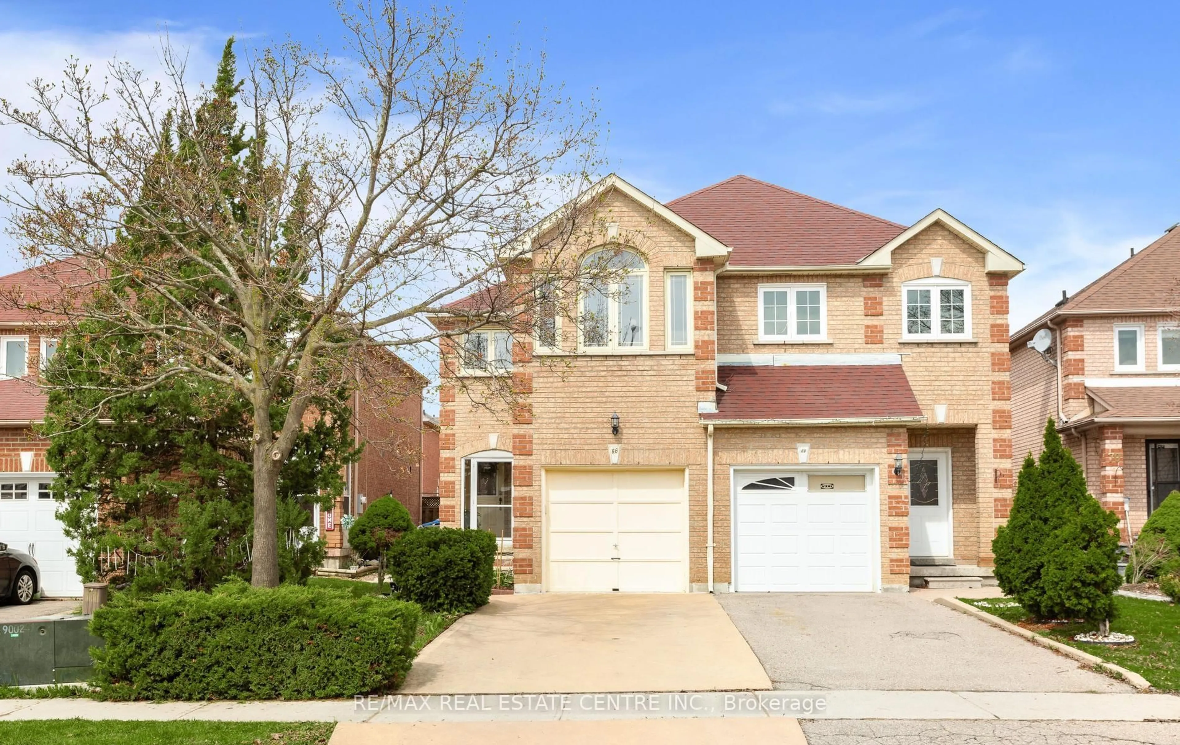 Home with brick exterior material, street for 66 Herkes Dr, Brampton Ontario L6Y 4Z3