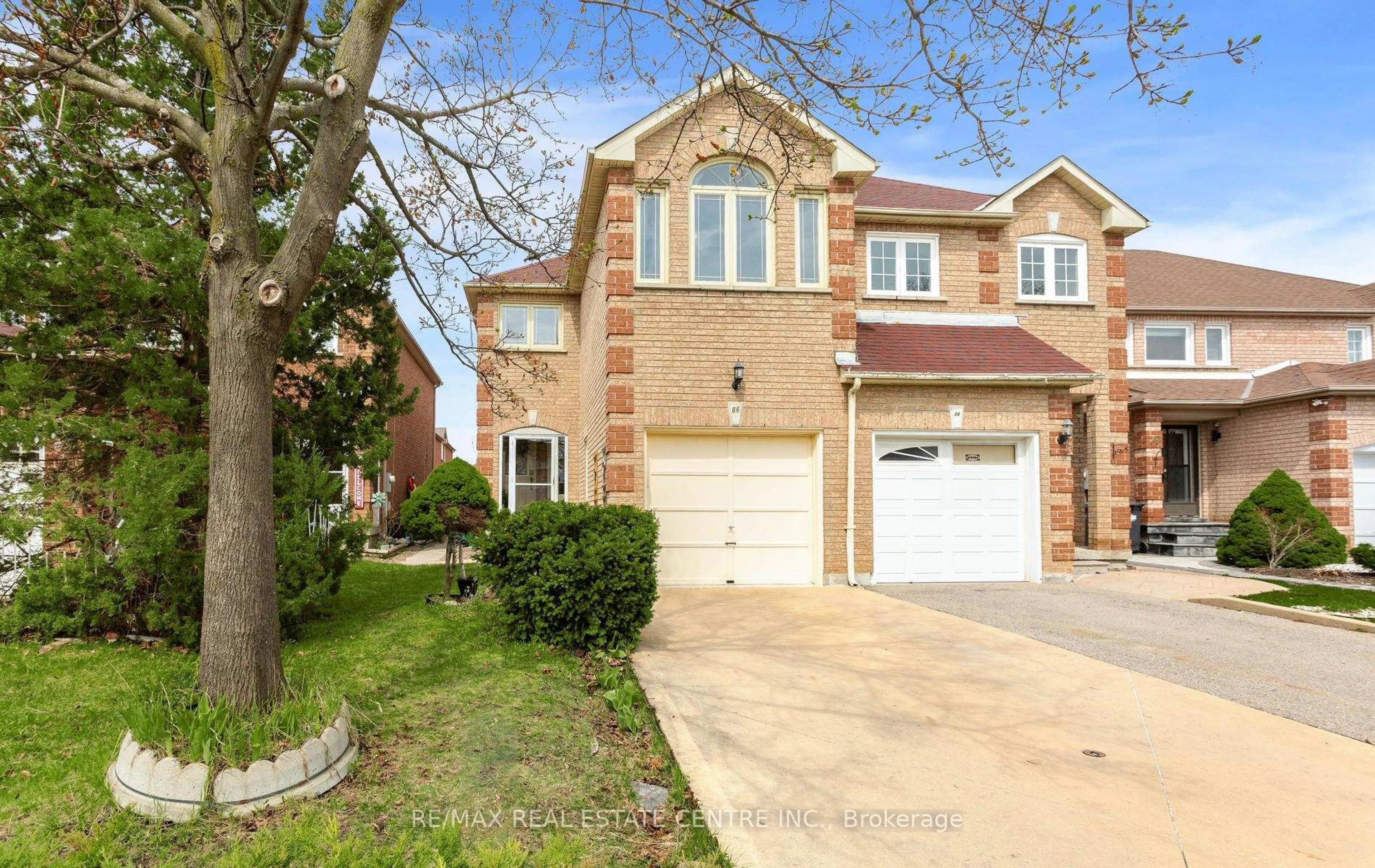 Home with brick exterior material, street for 66 Herkes Dr, Brampton Ontario L6Y 4Z3