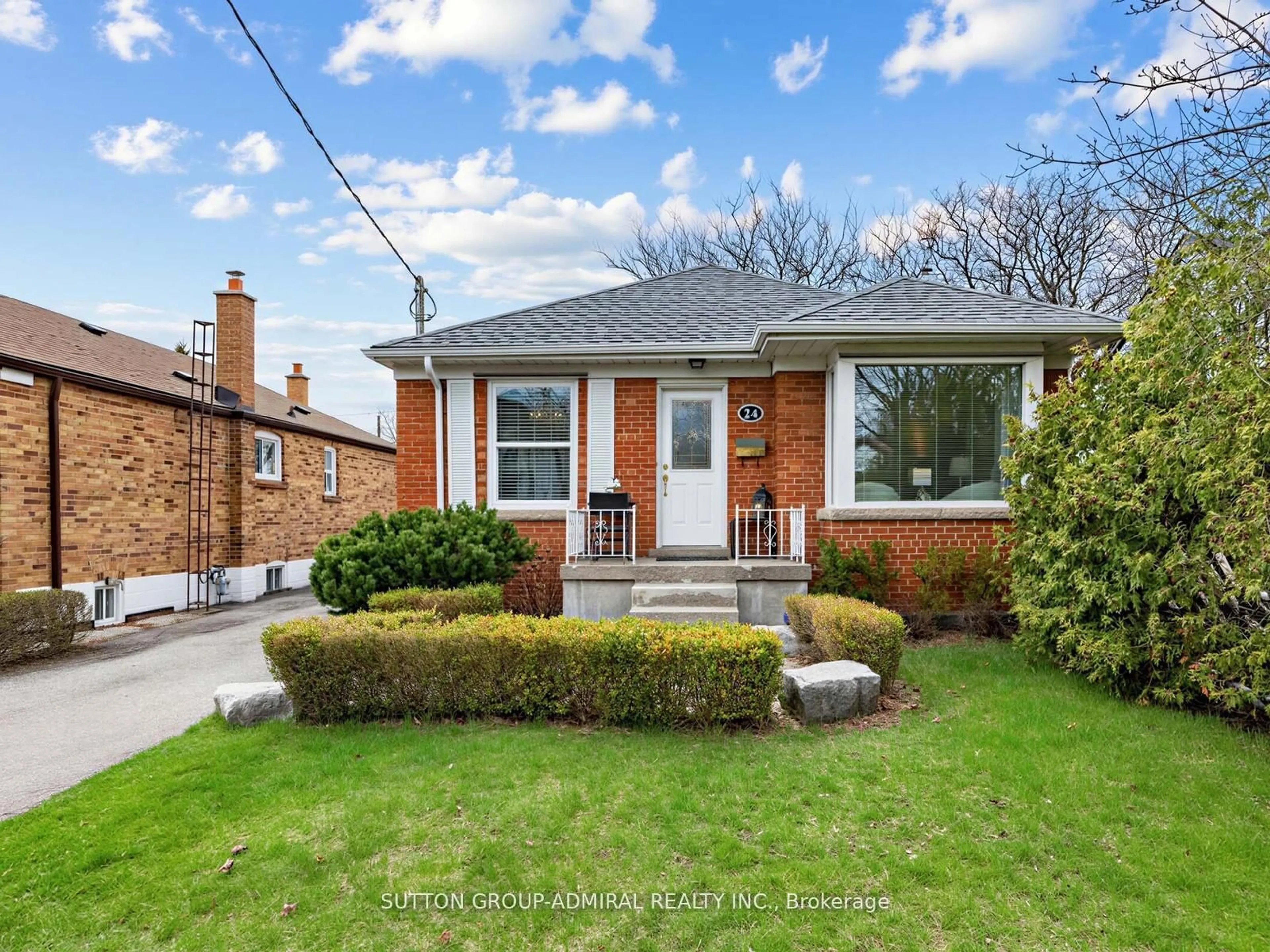 Home with brick exterior material, street for 24 Billingham Rd, Toronto Ontario M9B 3X1