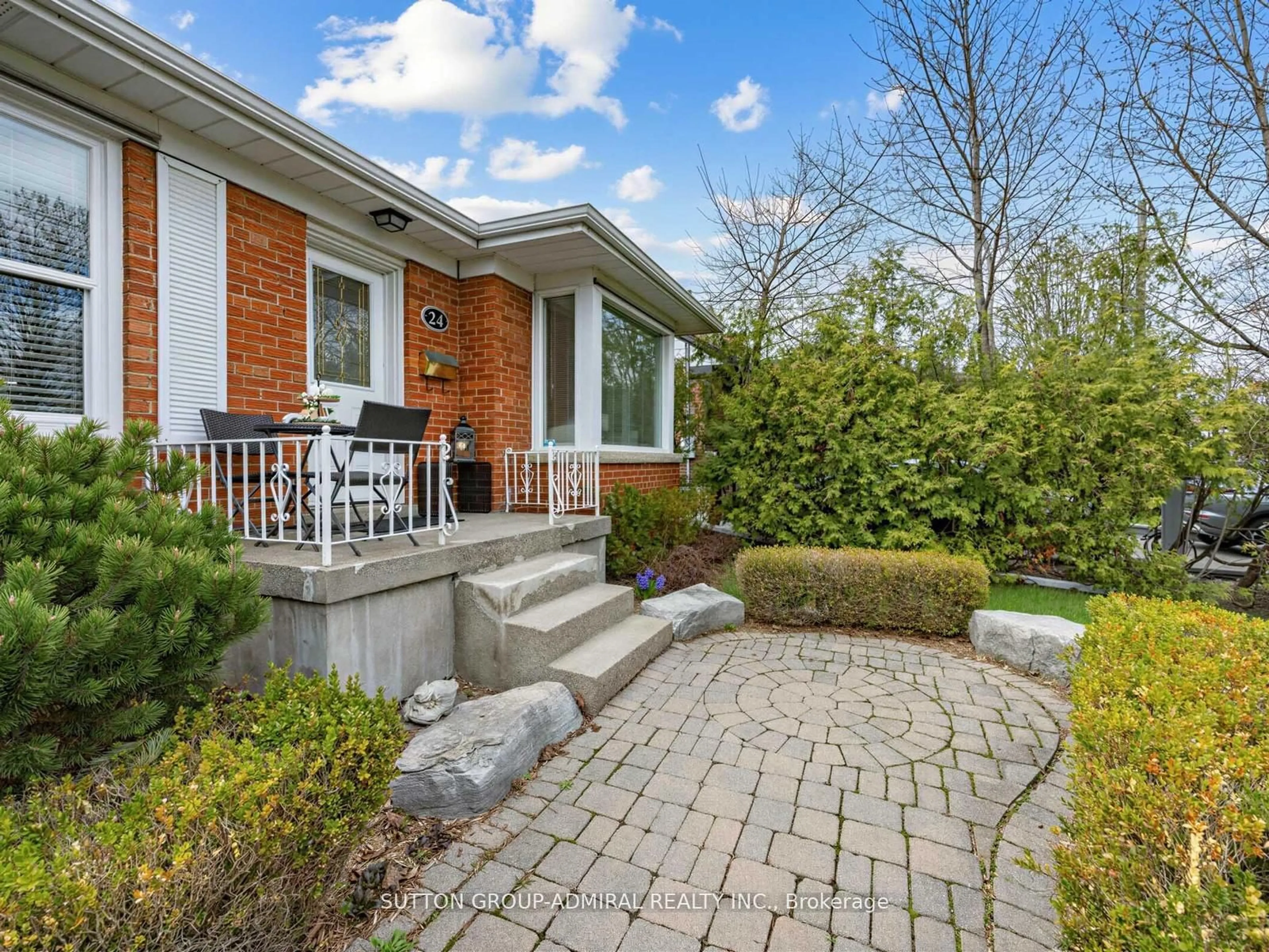 Home with brick exterior material, street for 24 Billingham Rd, Toronto Ontario M9B 3X1