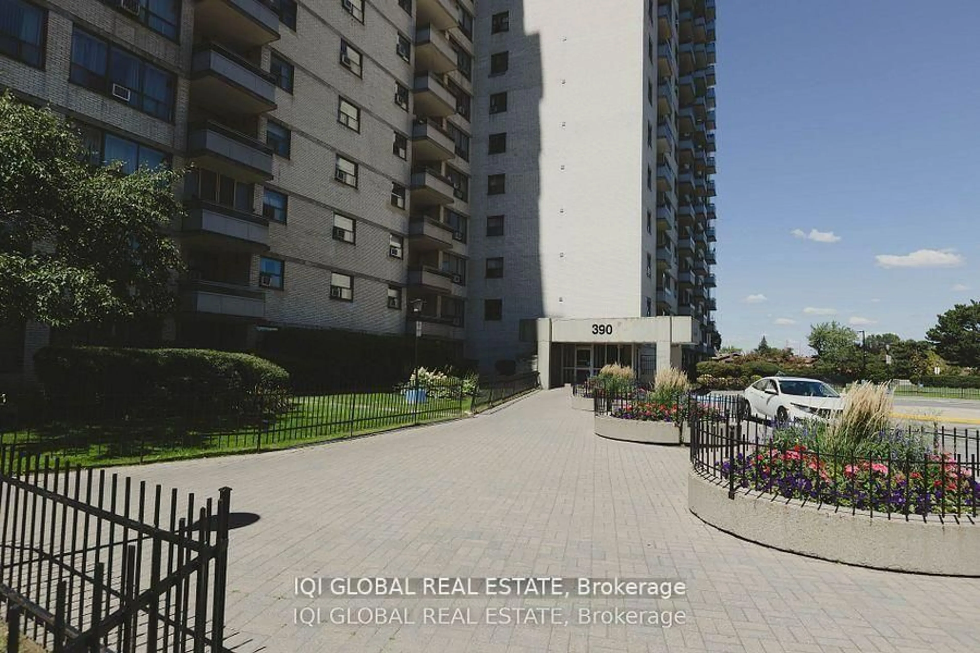 A pic from outside/outdoor area/front of a property/back of a property/a pic from drone, street for 390 Dixon Rd #1202, Toronto Ontario M9R 1T4