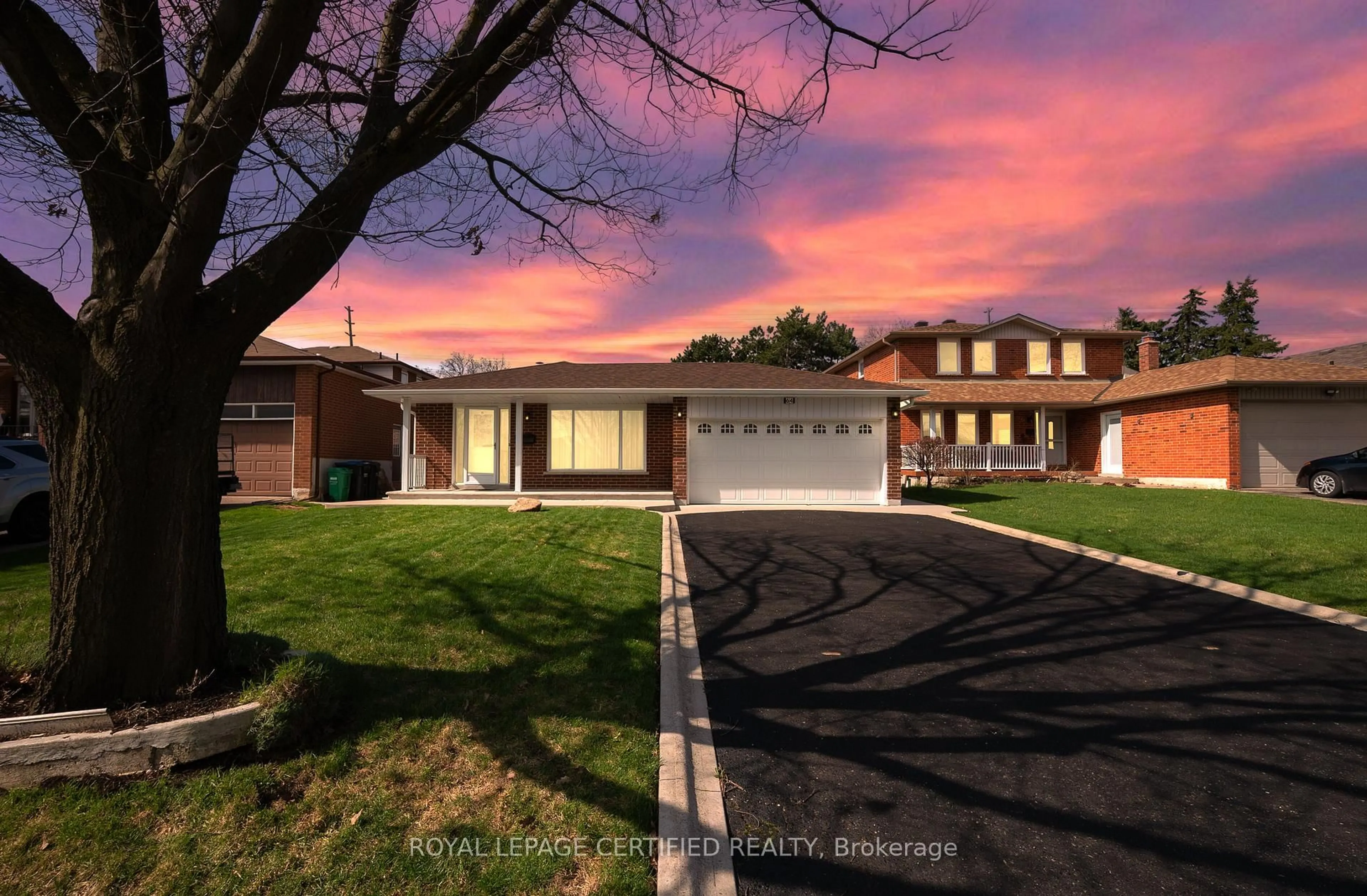 Home with brick exterior material, street for 64 Malcolm Cres, Brampton Ontario L6S 3C8