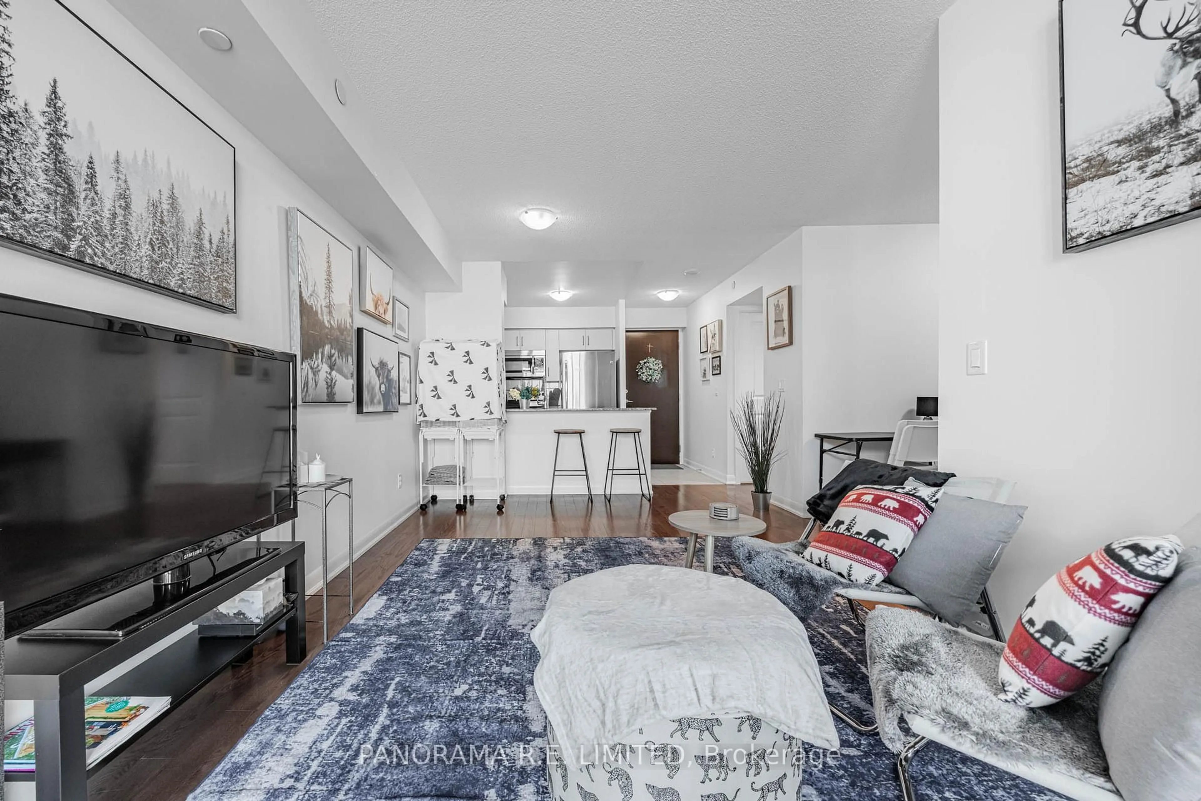 Living room with furniture, unknown for 215 Sherway Gardens Rd #1208, Toronto Ontario M9C 0A4