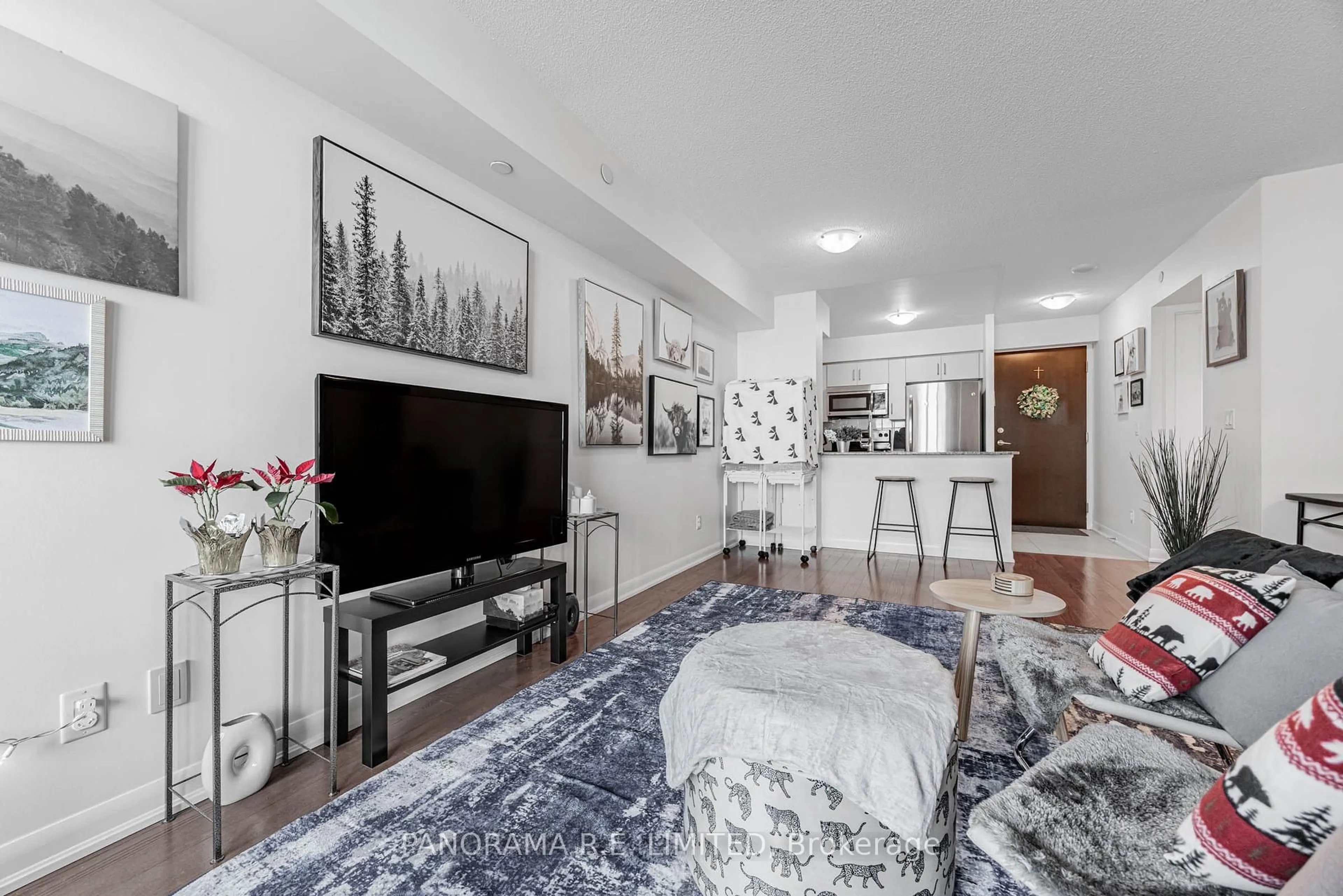 Living room with furniture, unknown for 215 Sherway Gardens Rd #1208, Toronto Ontario M9C 0A4