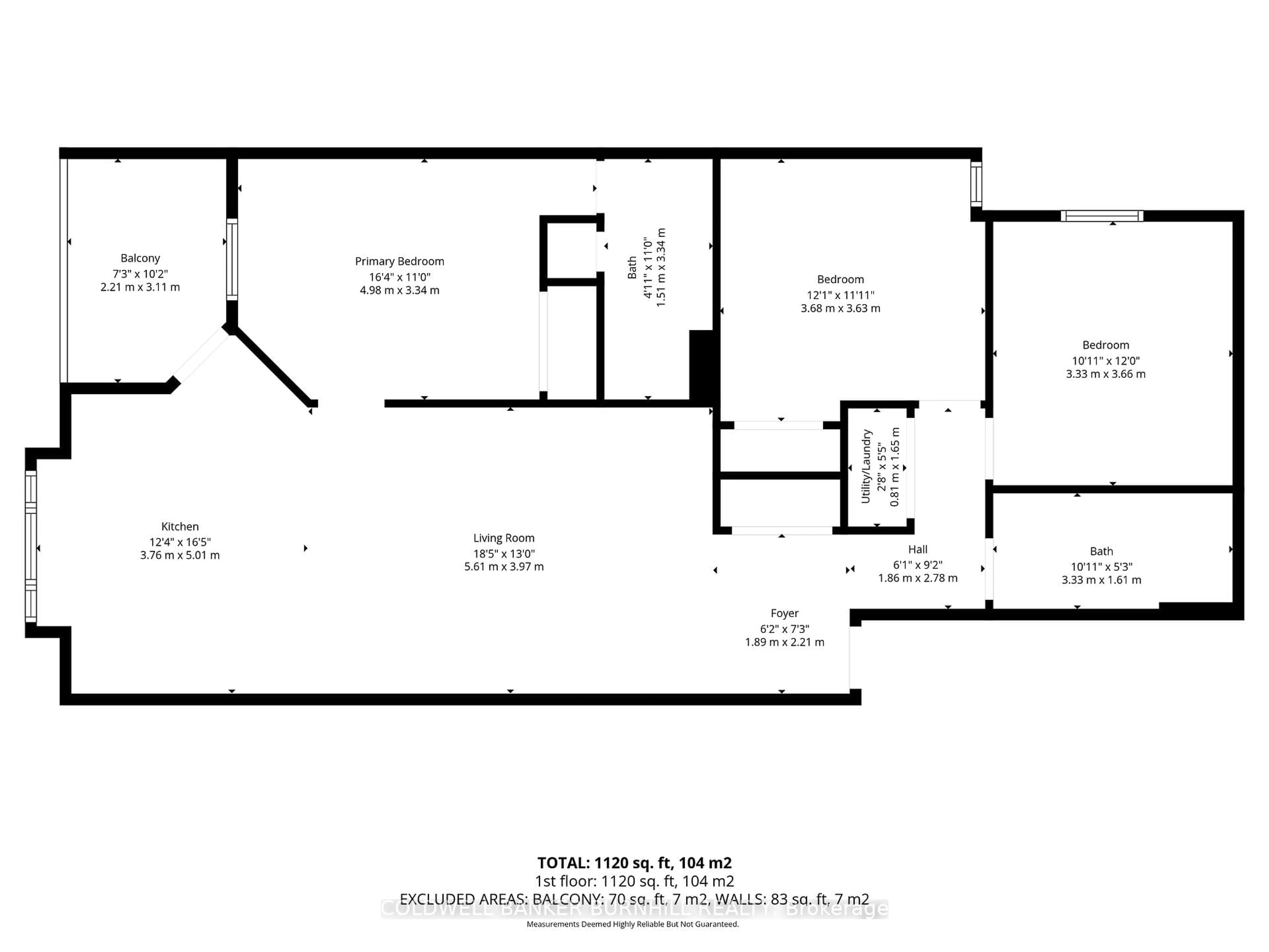Floor plan for 2055 APPLEBY Line #411, Burlington Ontario L7L 7H1