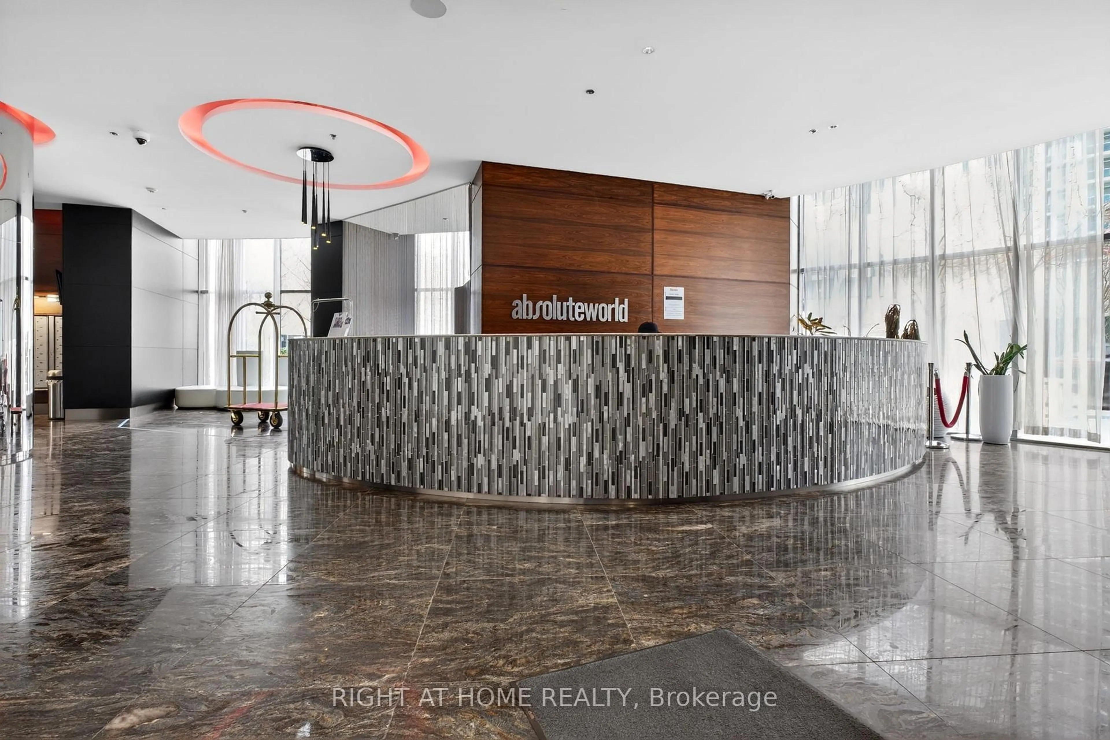 Lobby for 50 Absolute Ave #3806, Mississauga Ontario L4Z 0A8