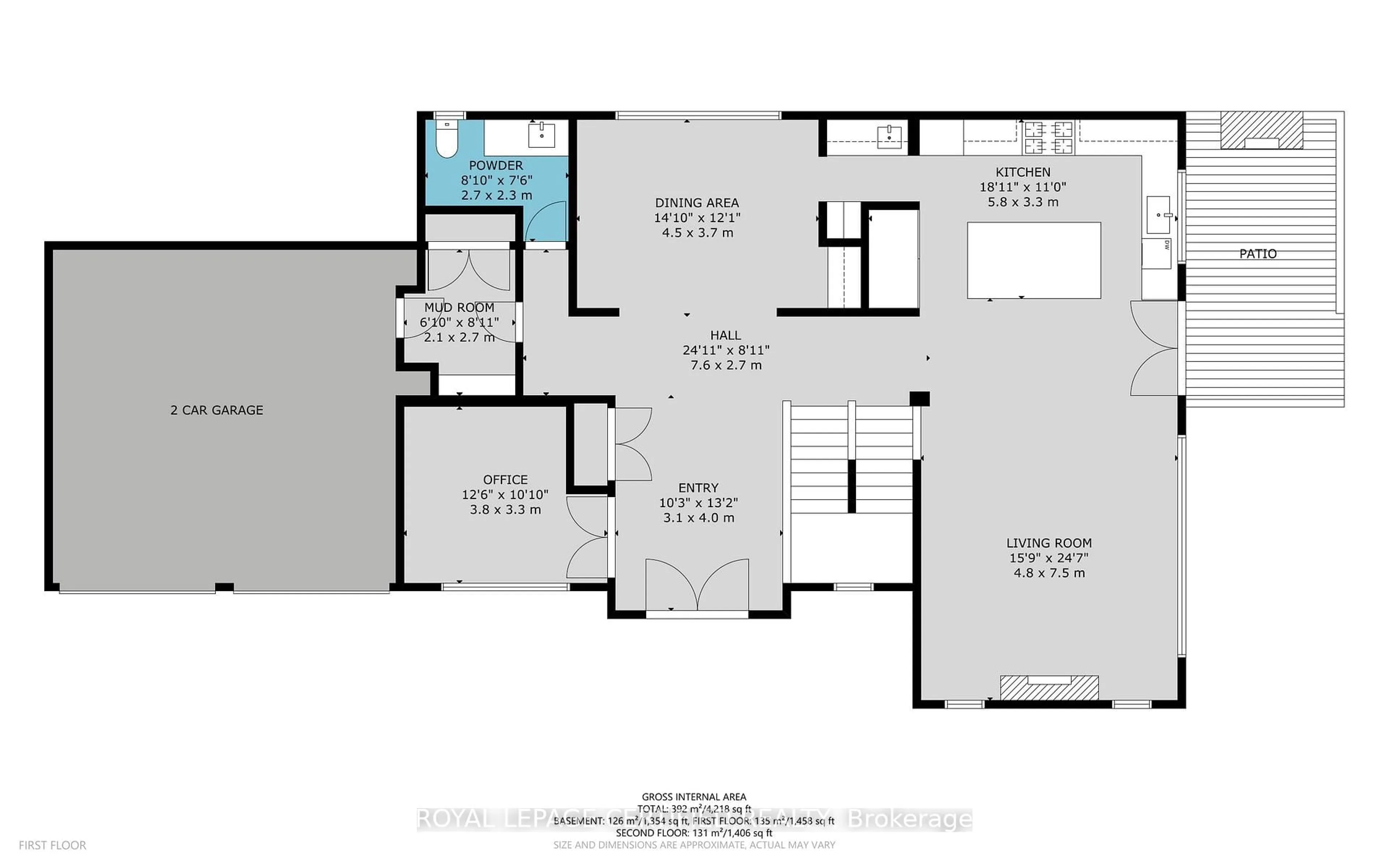 Floor plan for 1404 Waverly Ave, Oakville Ontario L6L 2S3